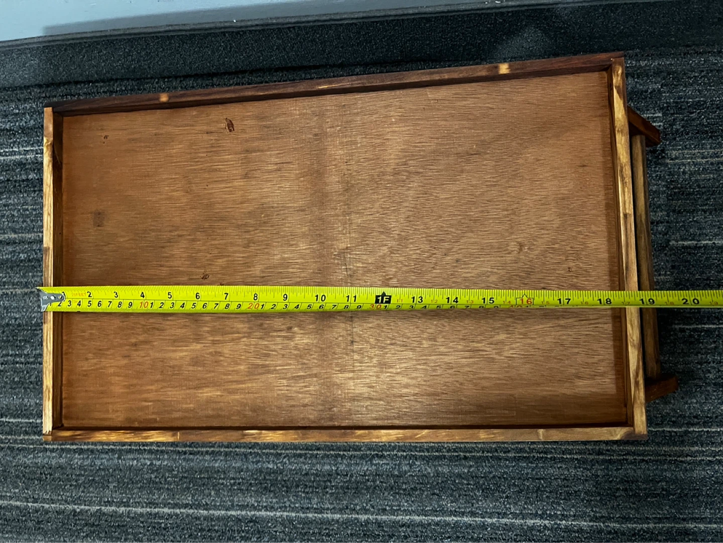 Wooden Breakfast Tray with Folding Legs - photo 4