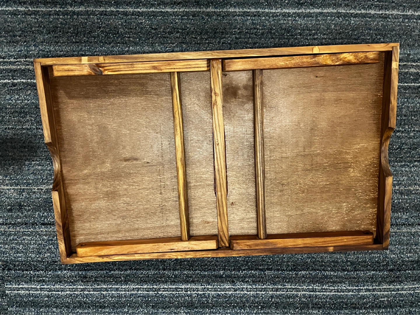 Wooden Breakfast Tray with Folding Legs - photo 2