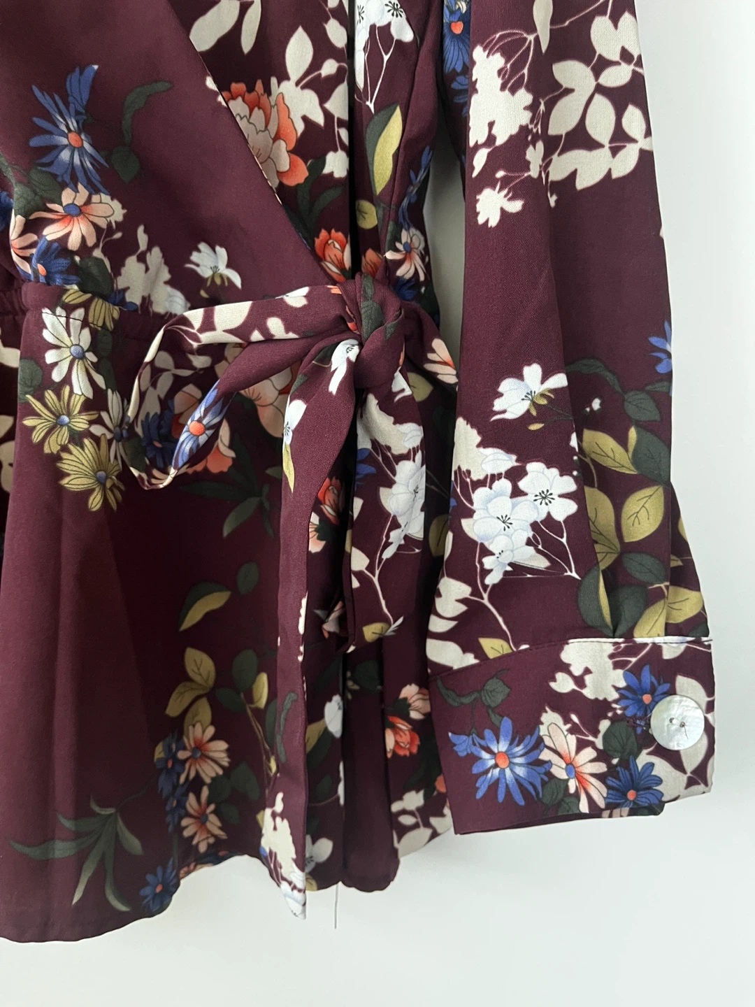 Dex Floral Wrap Blouse - Size 1X - photo 3