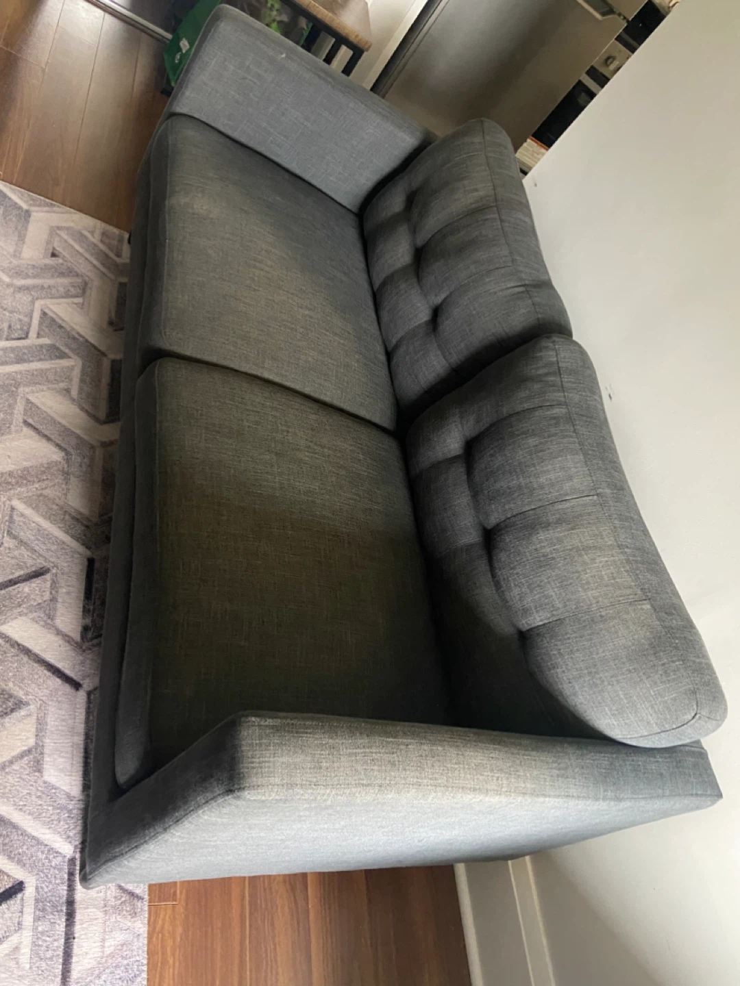 Grey Fabric Sofa - photo 3