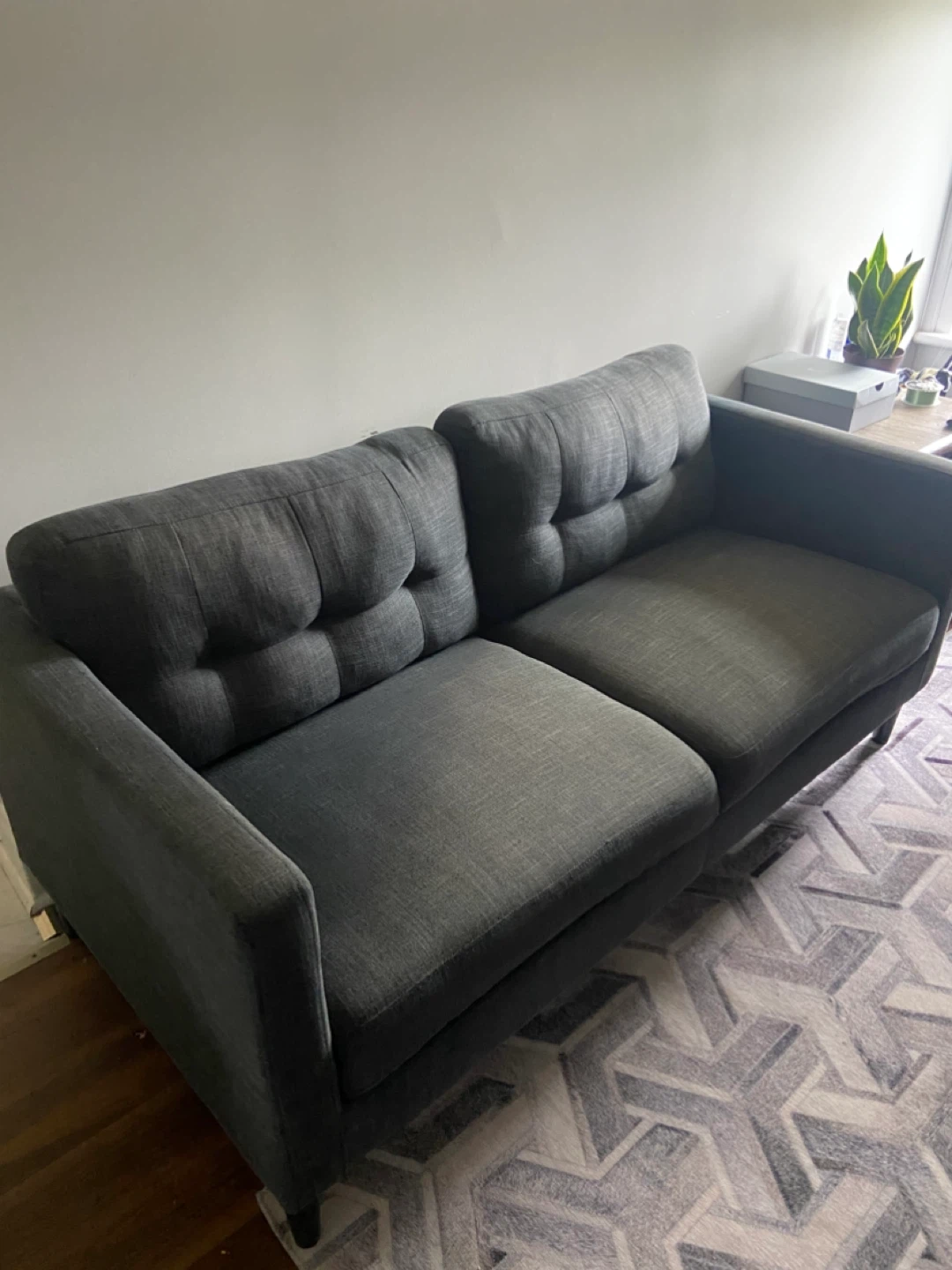 Grey Fabric Sofa