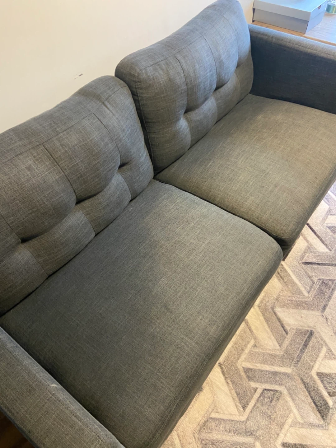Grey Fabric Sofa - photo 2