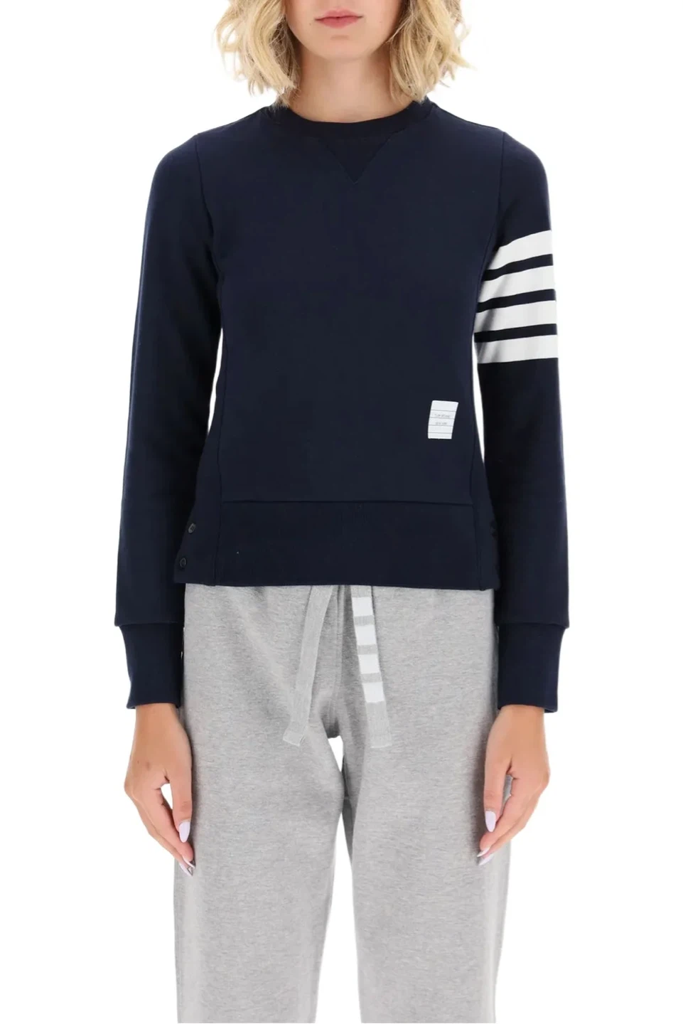 Thom Browne Classic Loopback 4-Bar Sweatshirt - photo 2