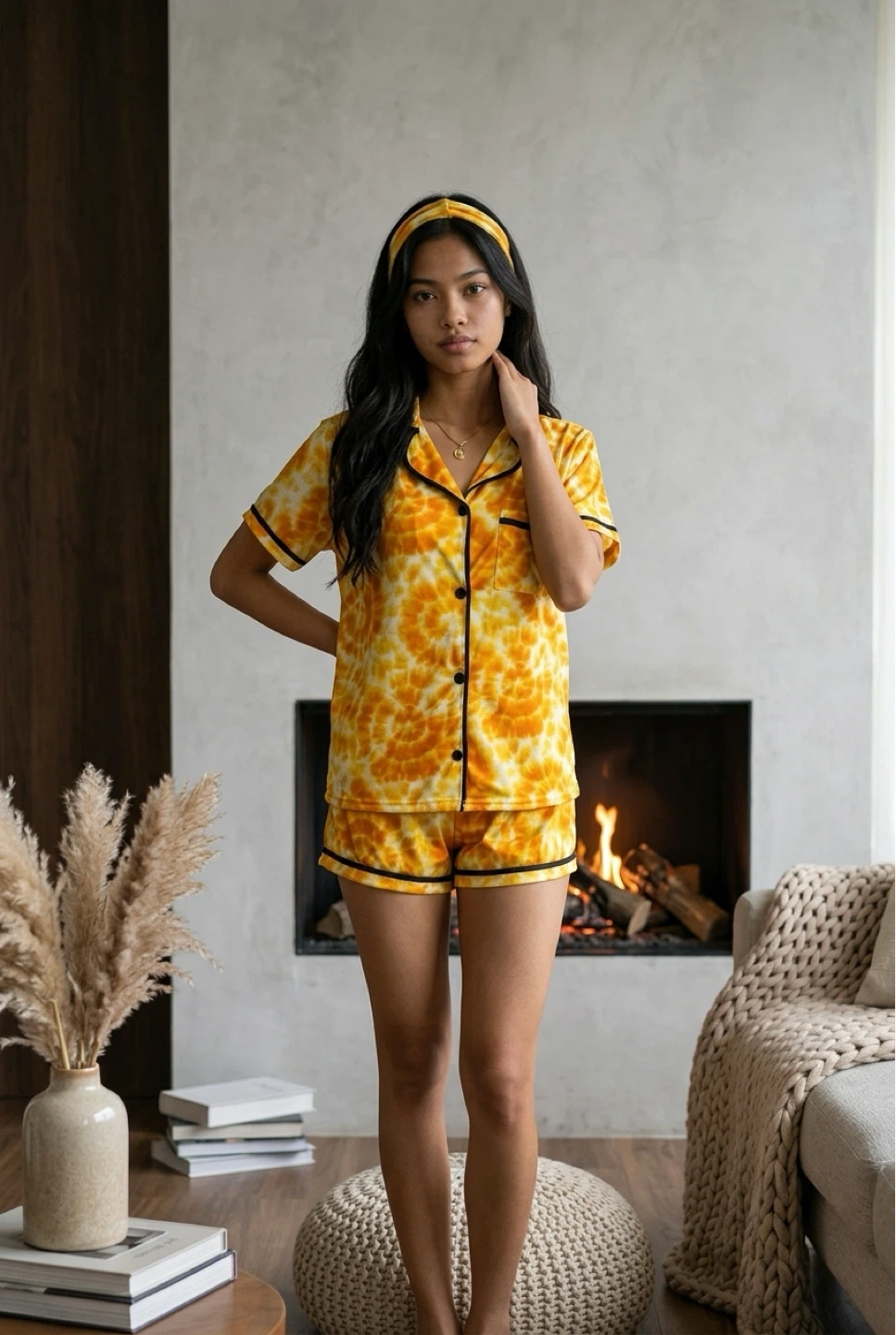 Cute Pajama Set with Various Prints - photo 4