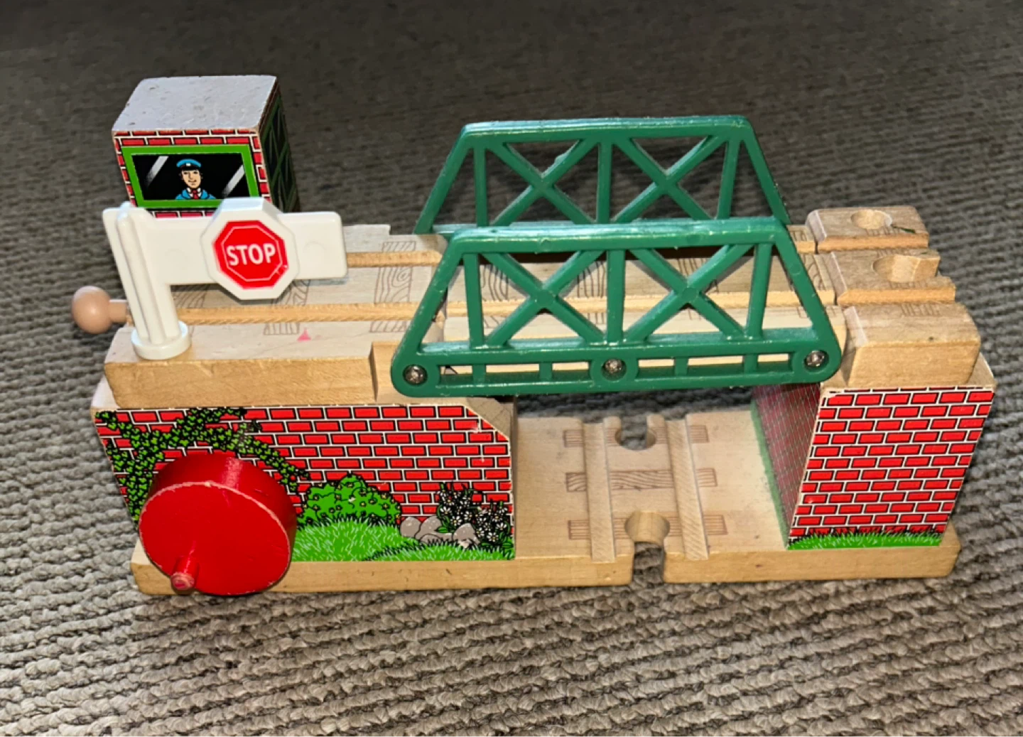 Wooden Lifting Bridge Toy