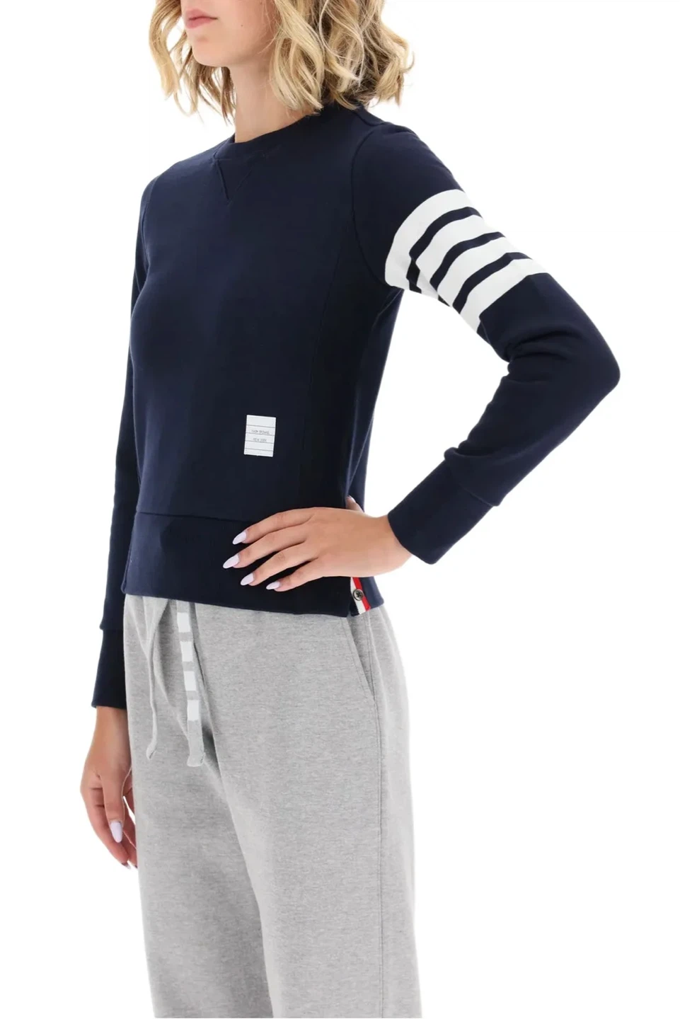 Thom Browne Classic Loopback 4-Bar Sweatshirt - photo 4