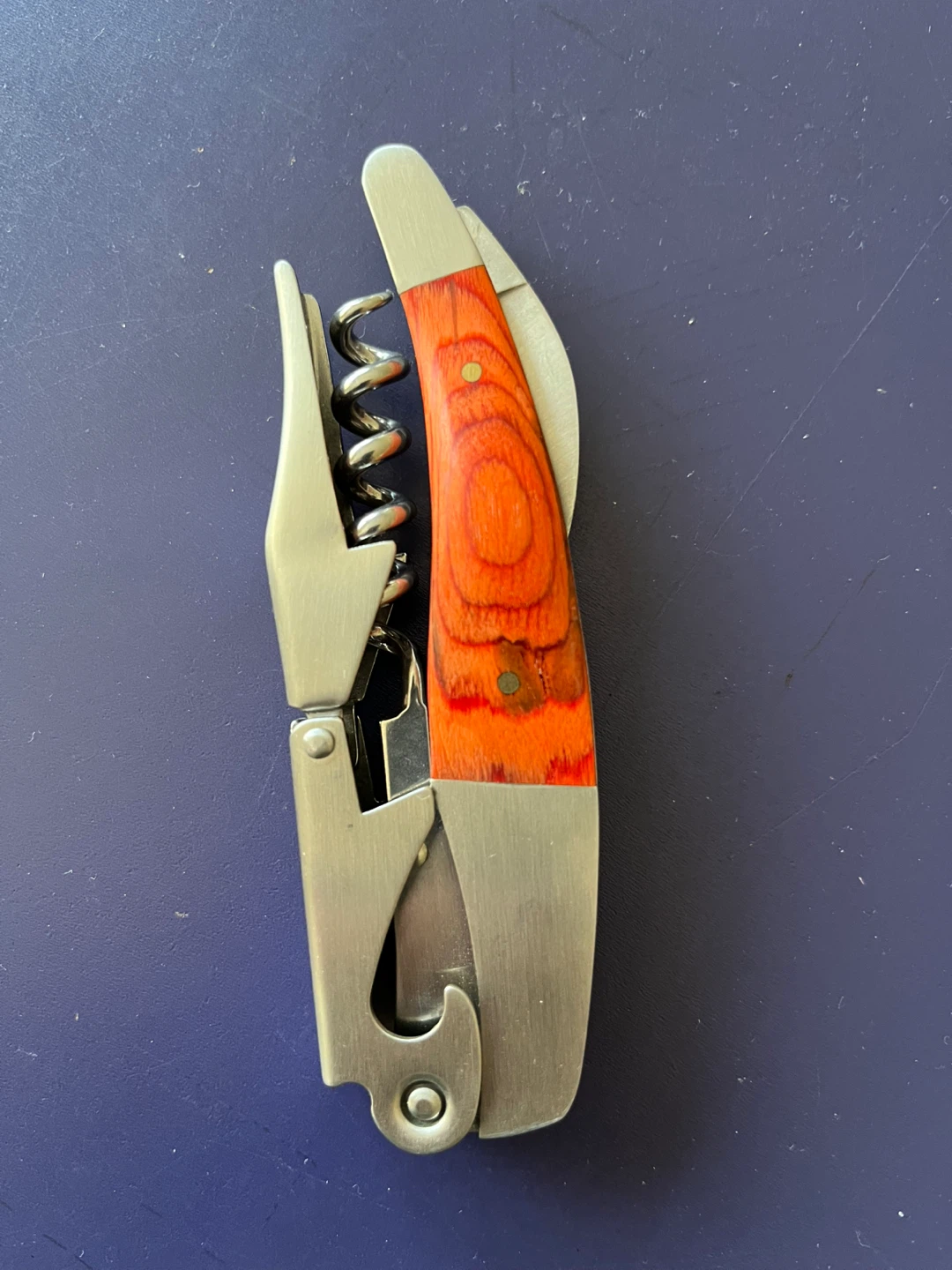 Waiters Corkscrew with Serrated Knife