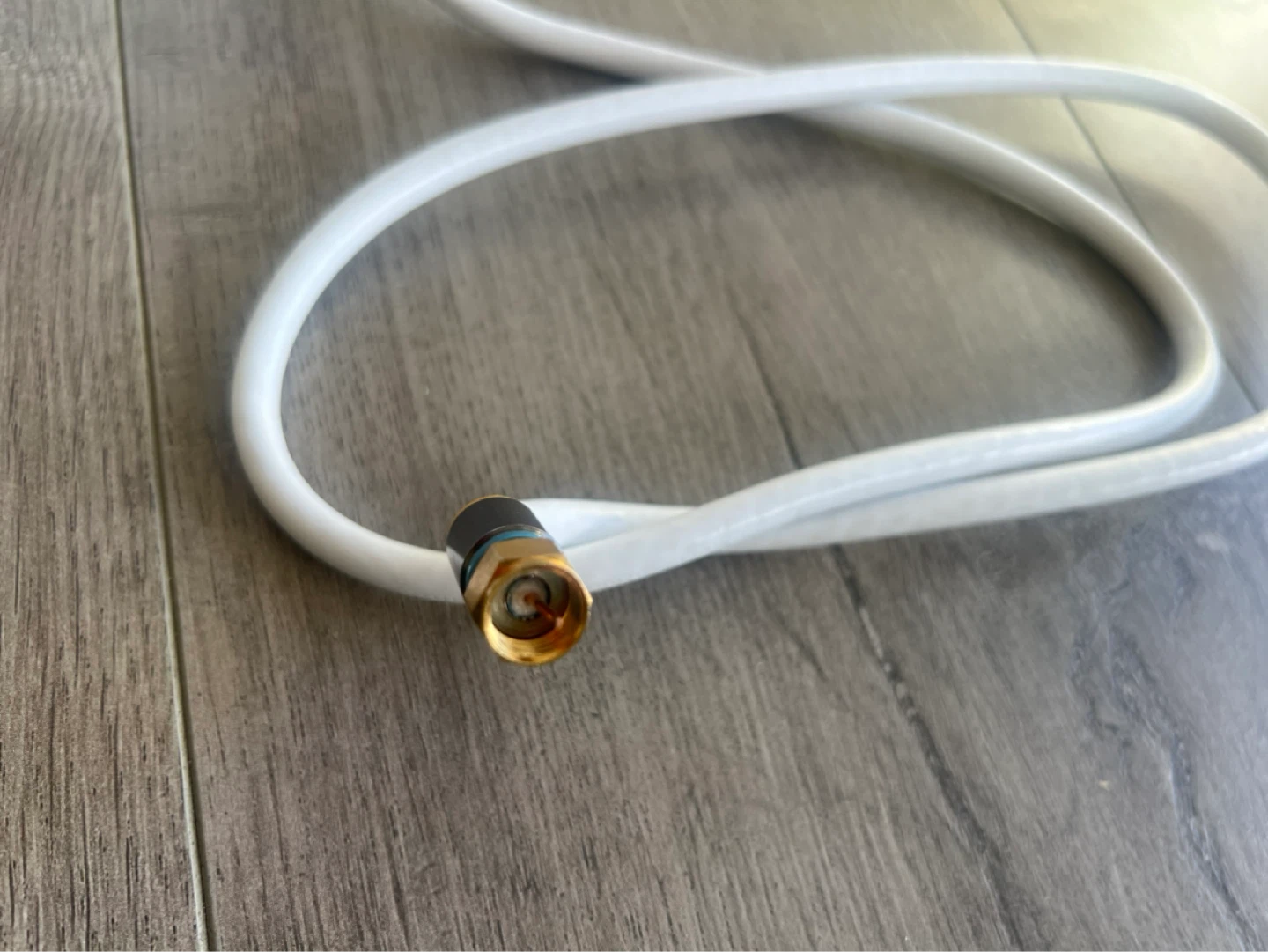 White Coaxial Cable - photo 5