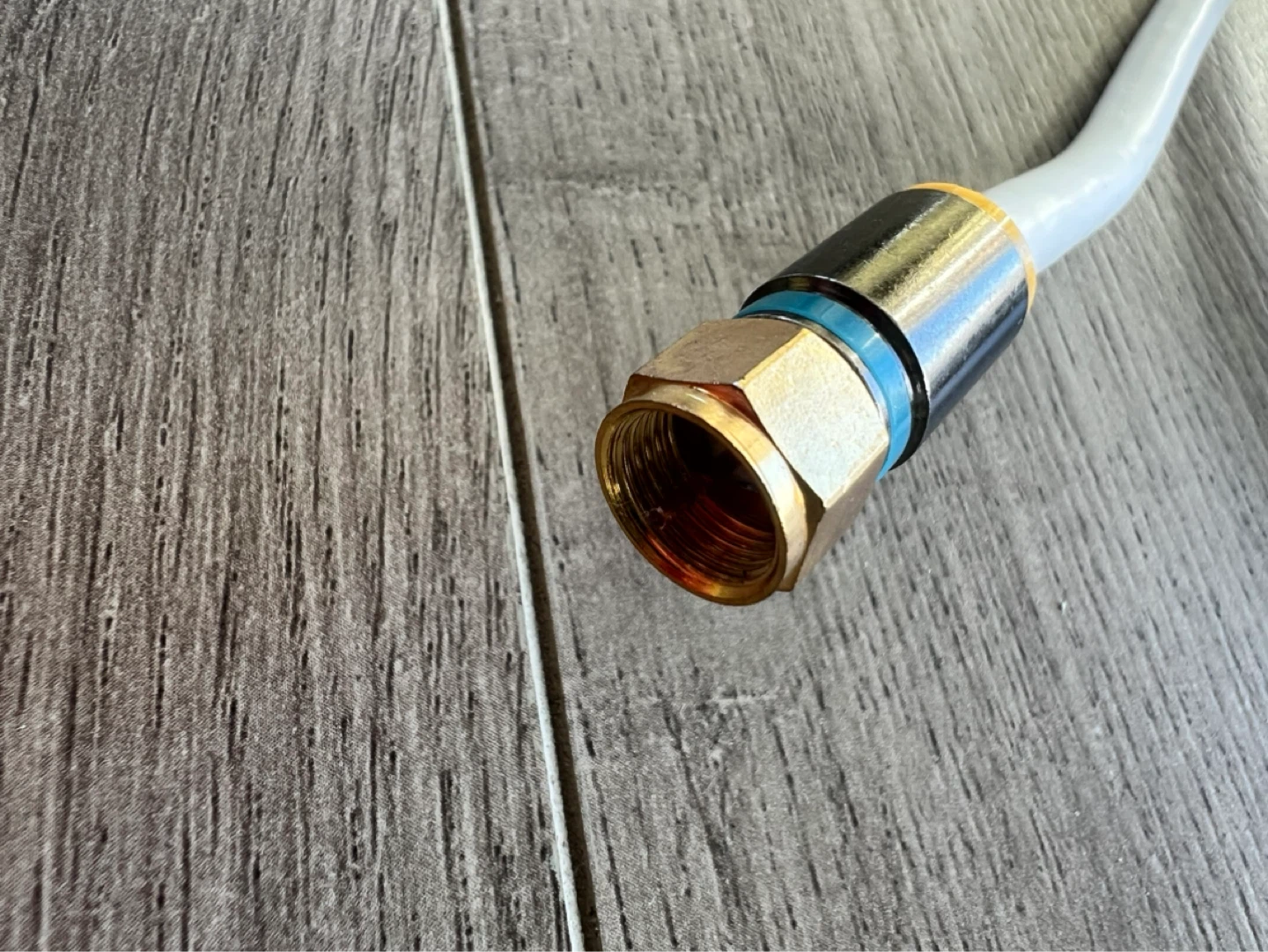 White Coaxial Cable - photo 3