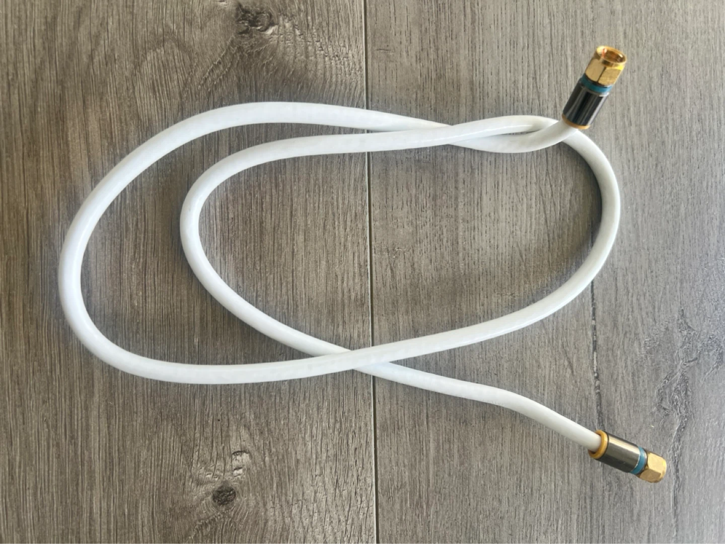 White Coaxial Cable