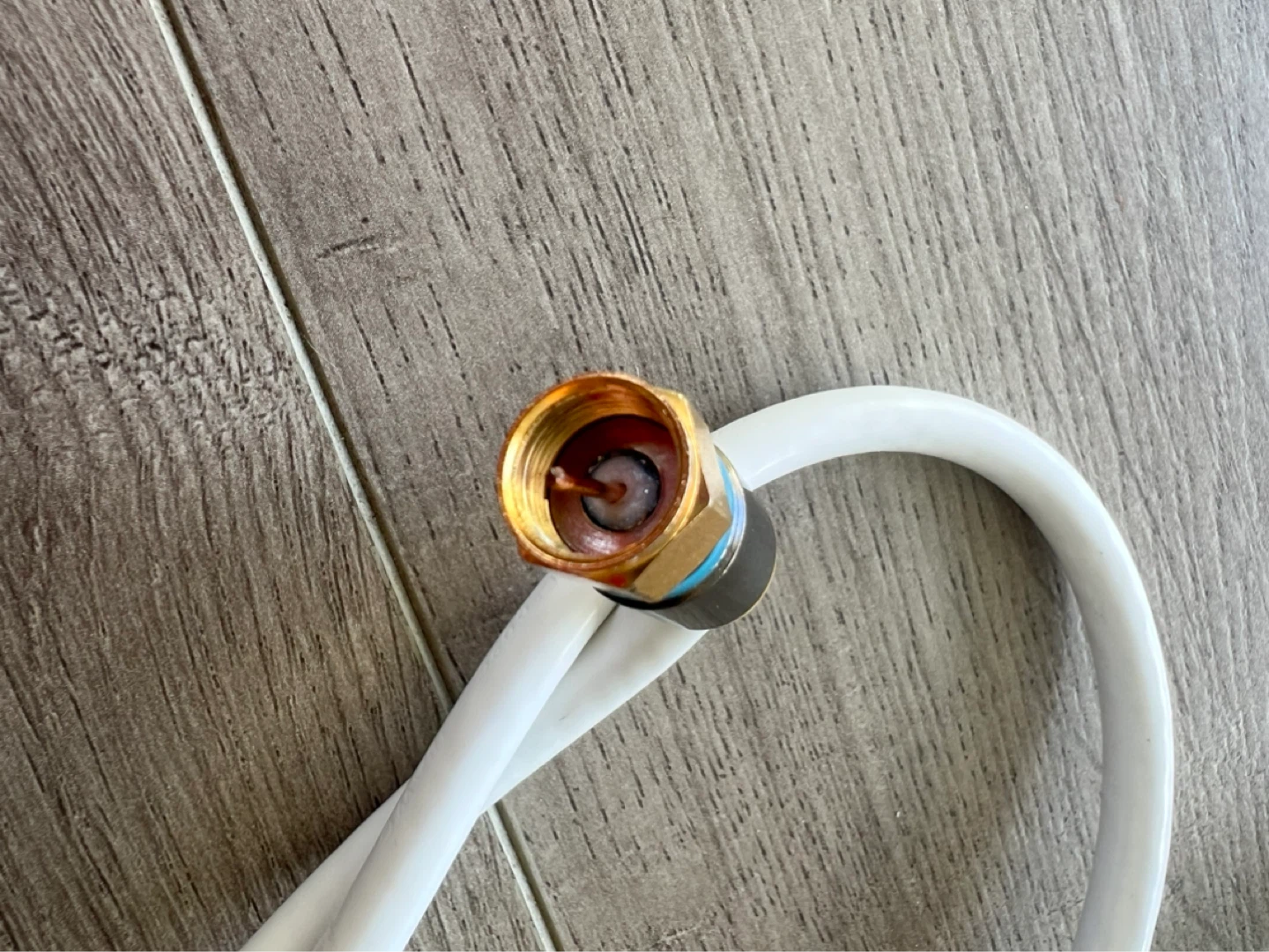 White Coaxial Cable - photo 2