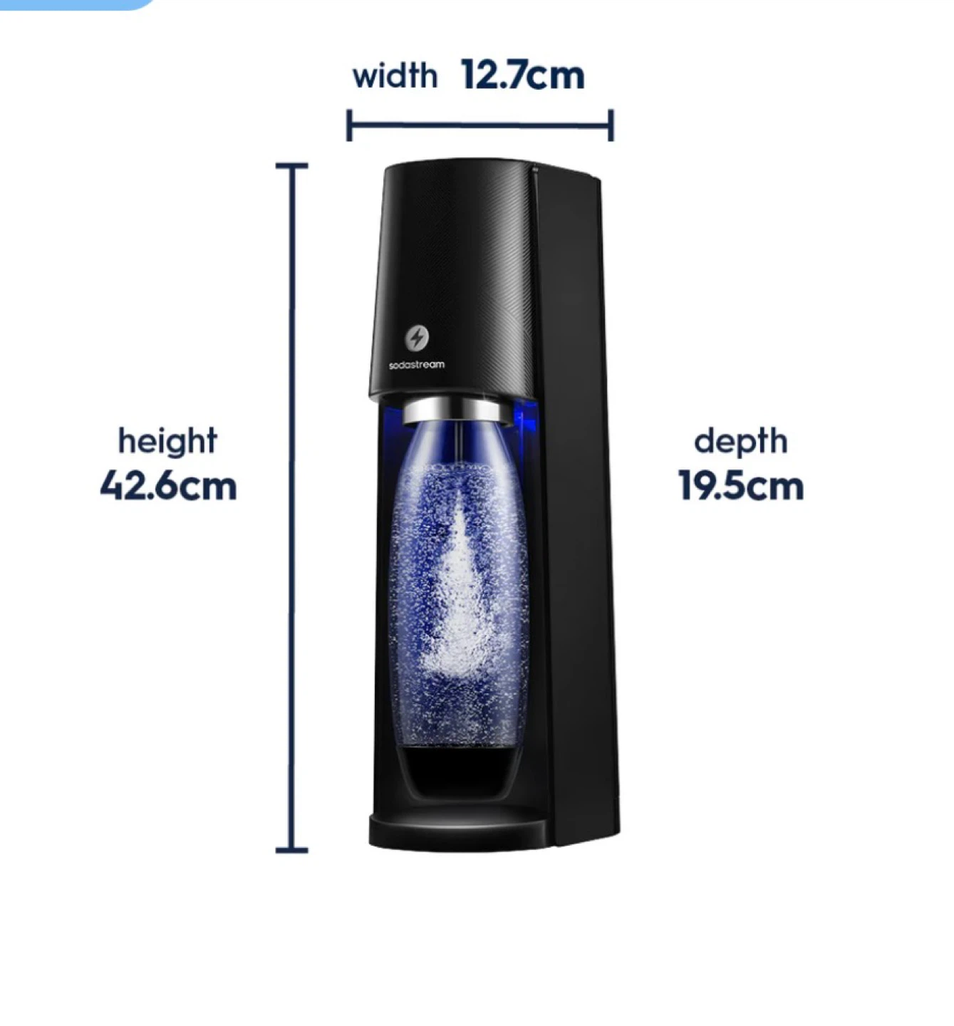 SodaStream E-Terra Sparkling Water Maker - Black - photo 3
