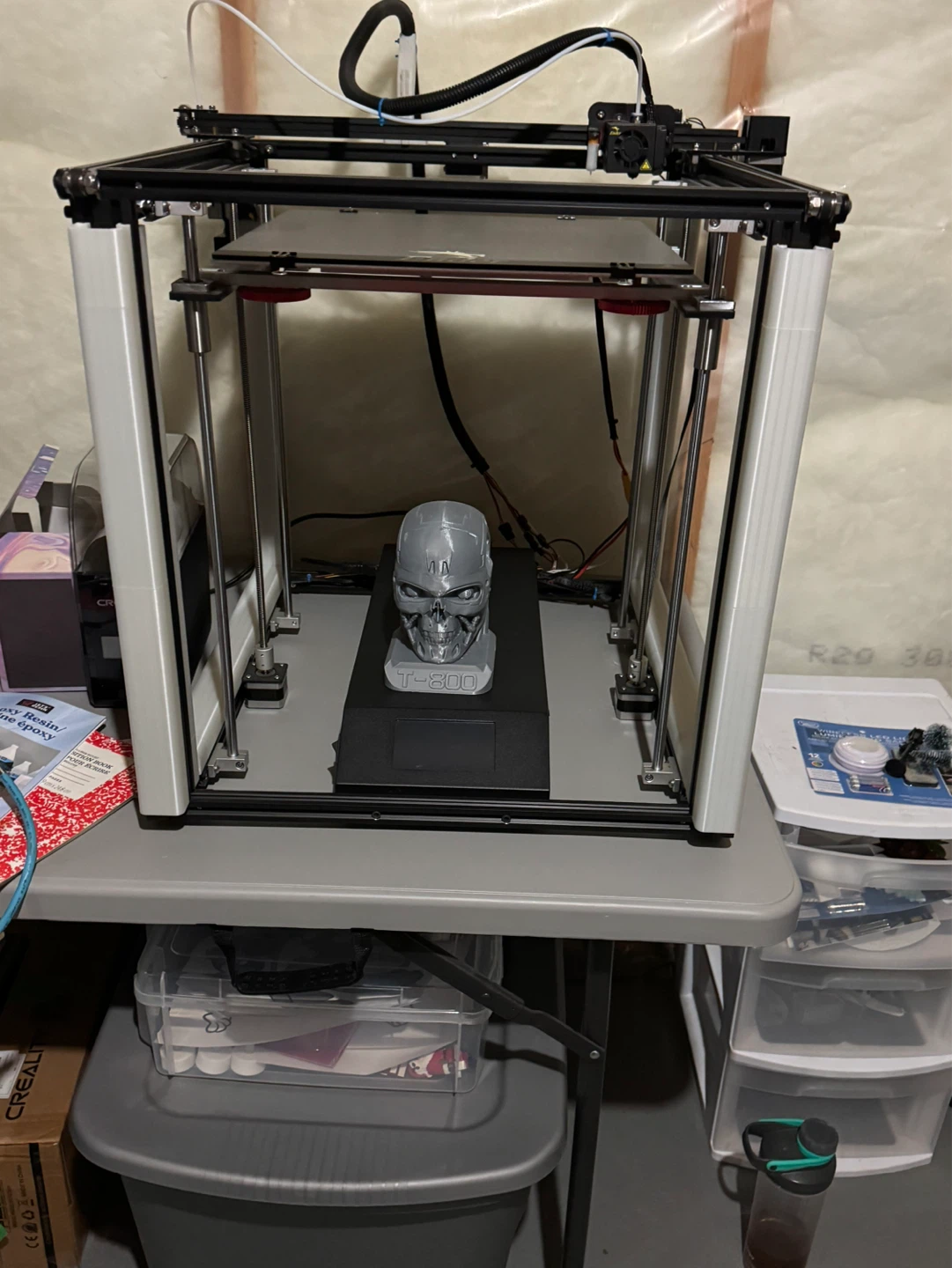 3D Printer with T-300 Terminator Skull Print - photo 2