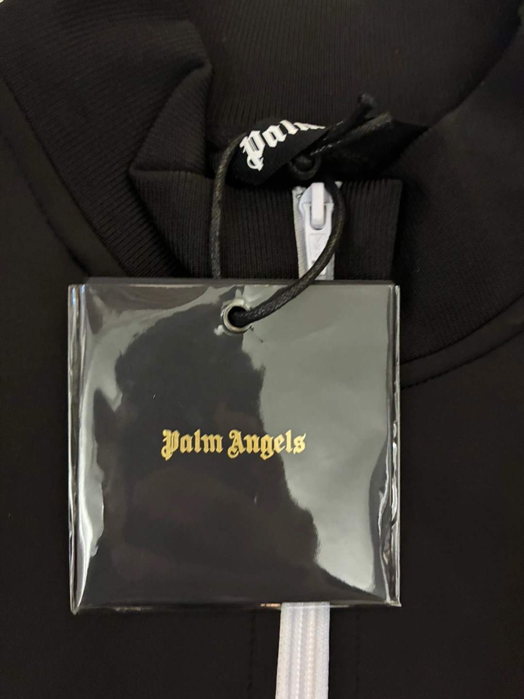 Palm Angels Black Track Jacket - Size M - photo 3
