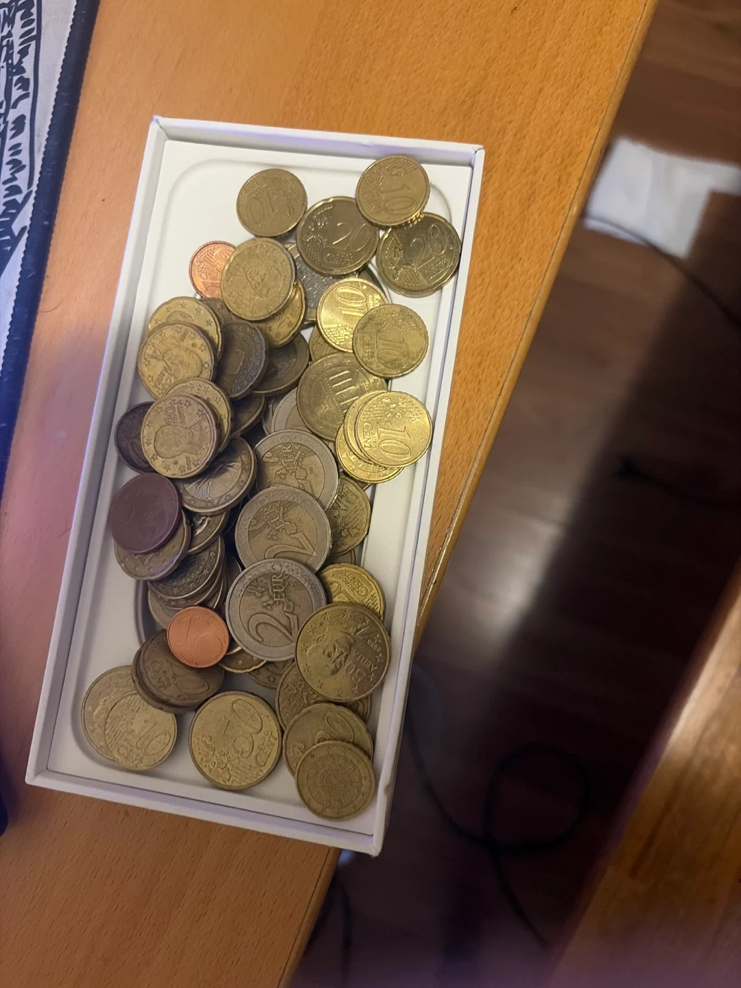 Buying people euro coins