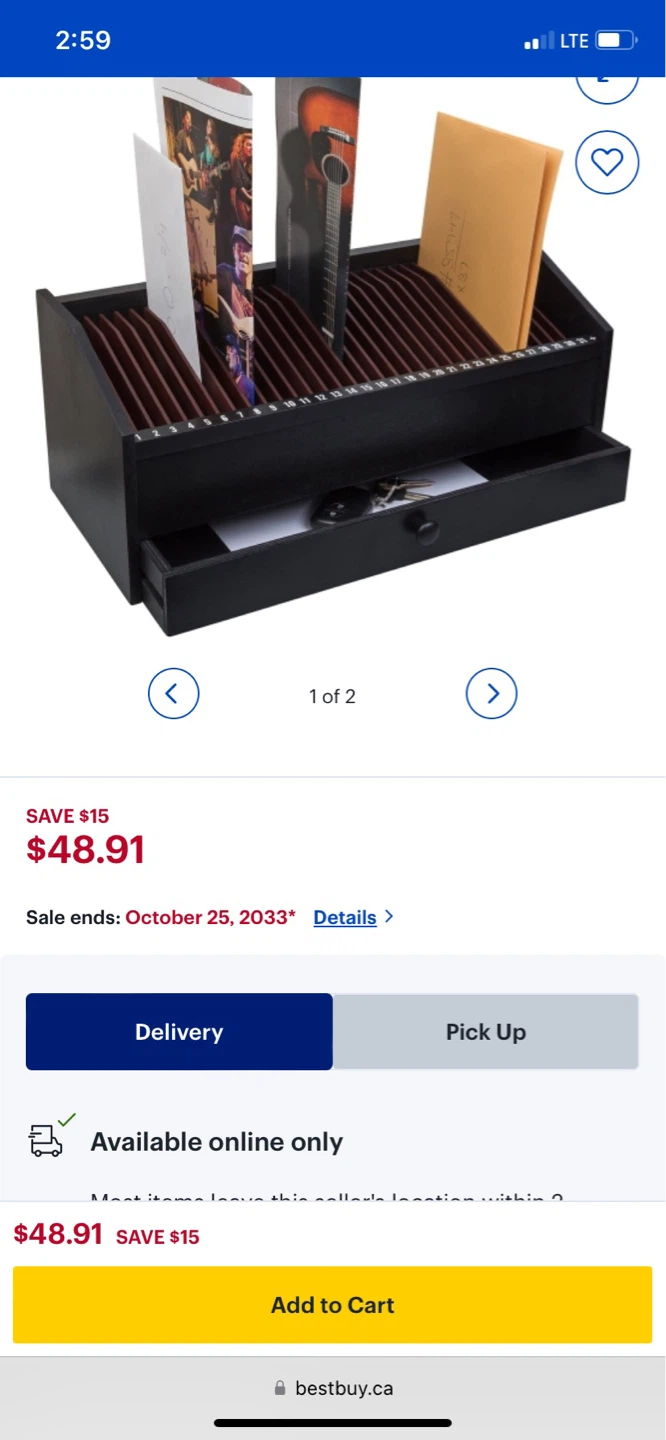 17” - 31 slot wooden slot bill/letter organizer - photo 2