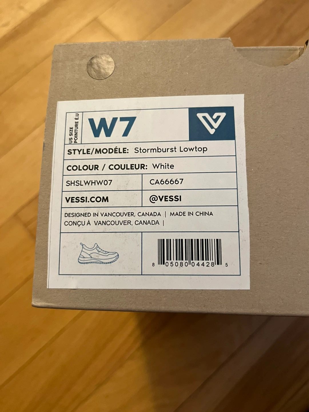 Vessi Stormburst Lowtop Sneakers White W7 - photo 4