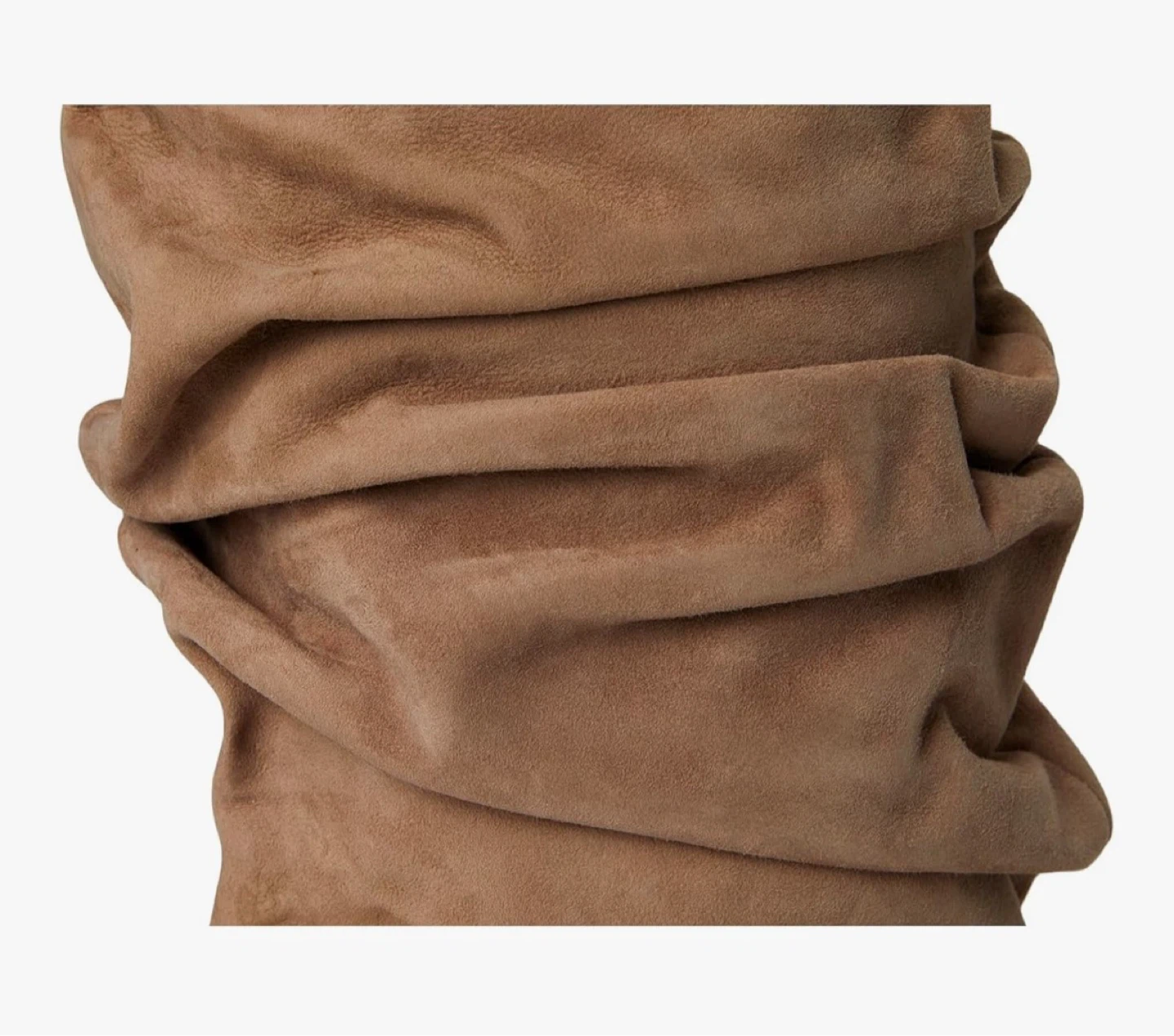 Marc Fisher Paityn Mid Calf Slouch Boots Light Natural Suede 6.5 - photo 5