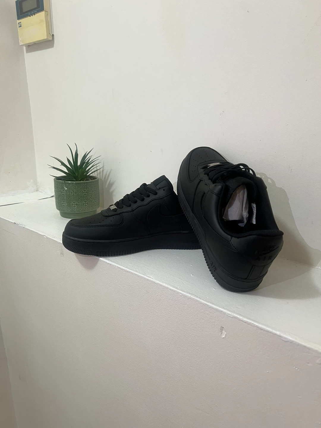 Nike Air Force 1 Black Sneakers - photo 4
