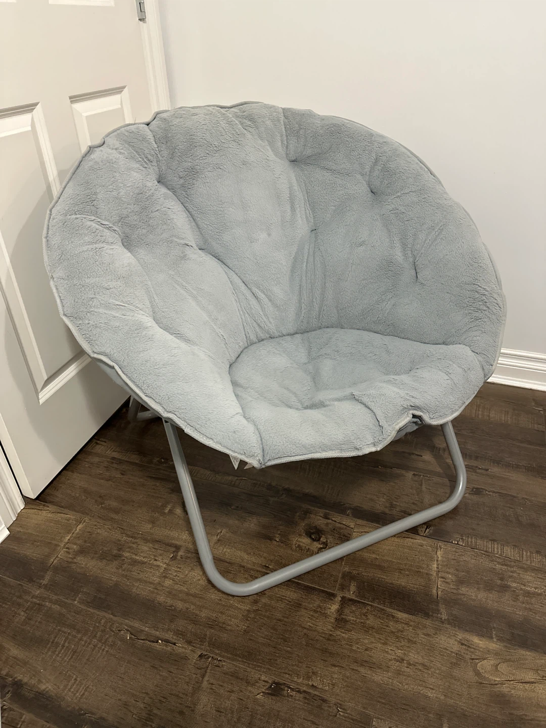 Grey Saucer Chair