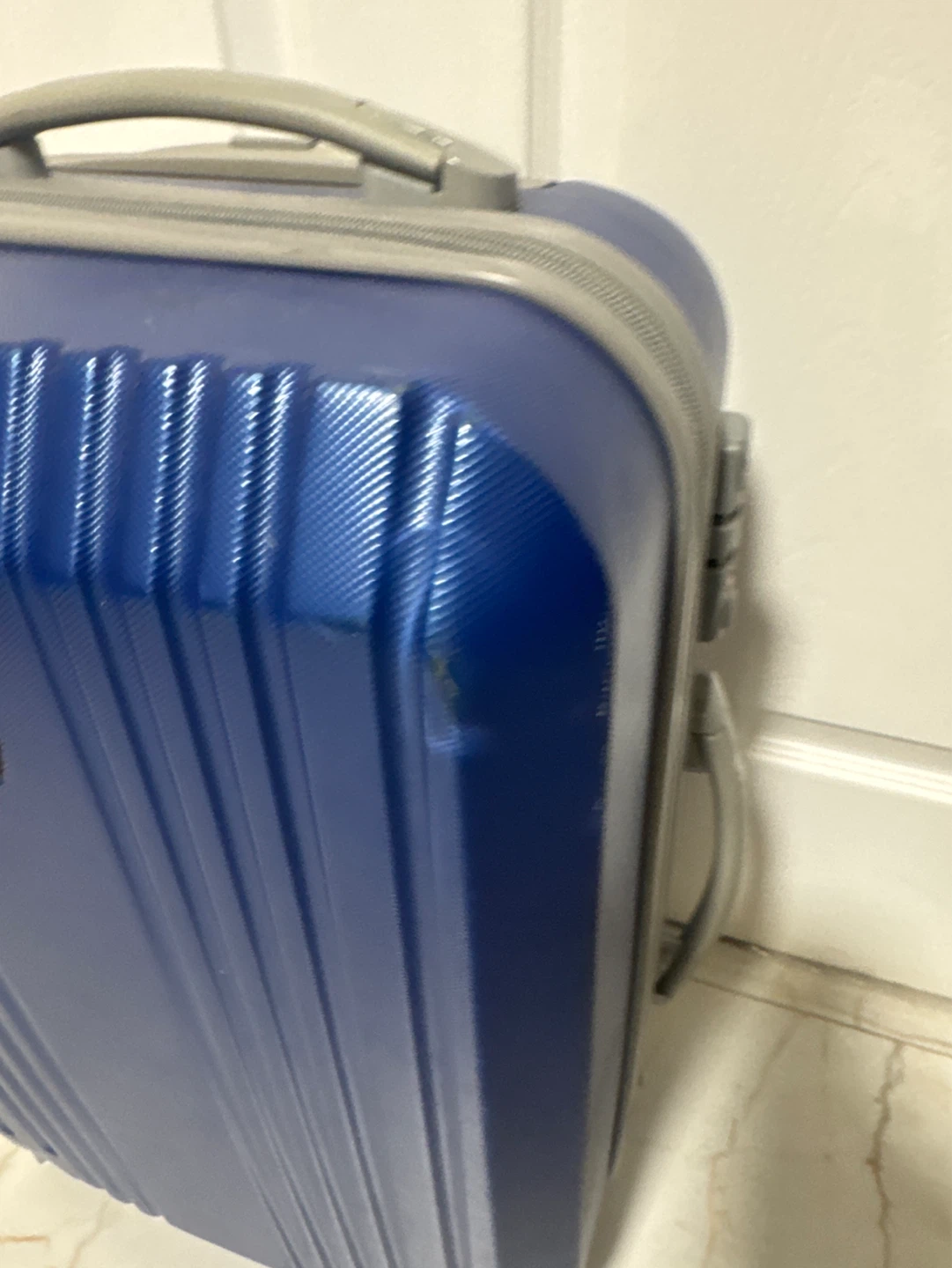 Olympia blue rolling suitcase - photo 2
