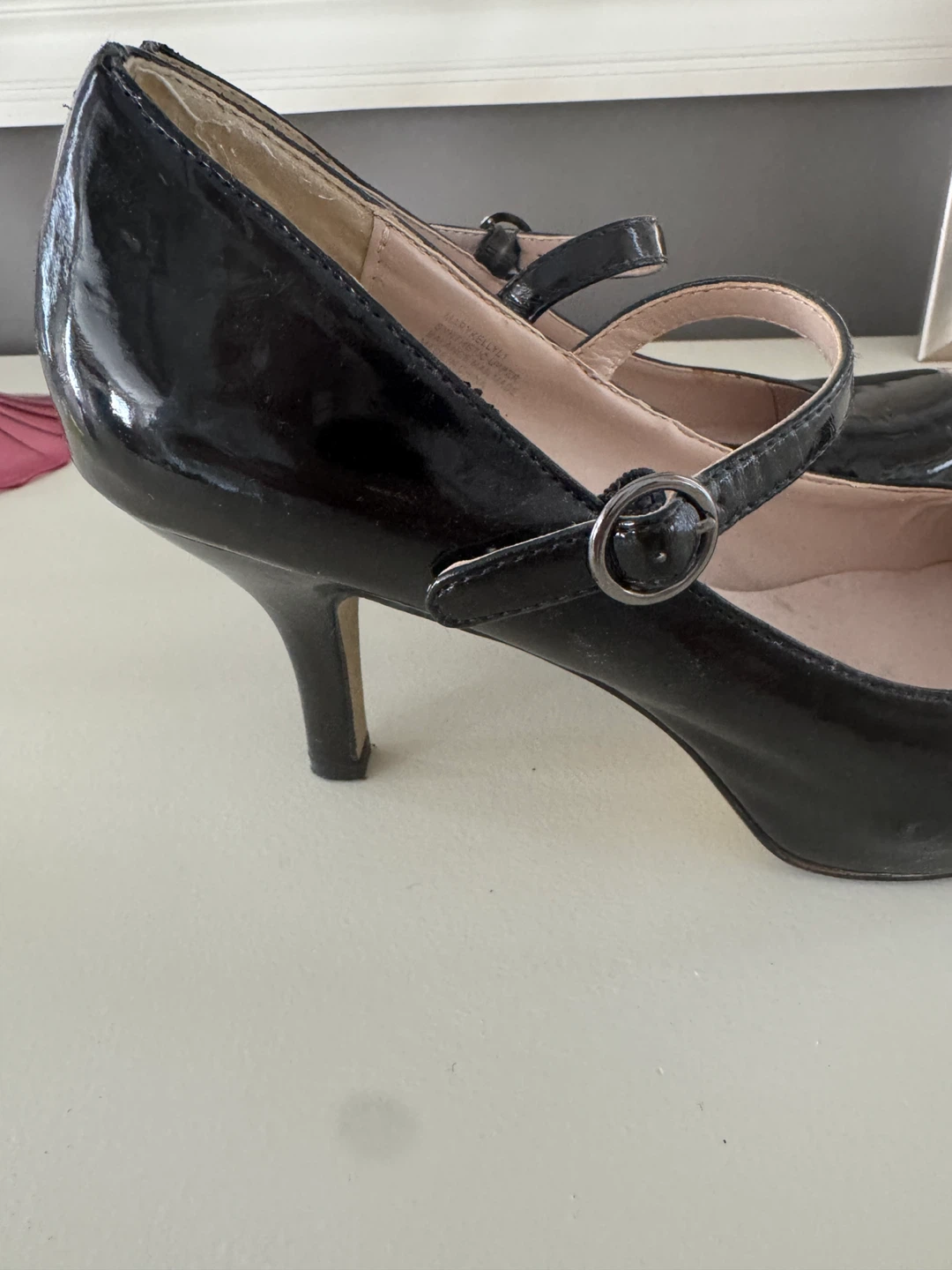 Nine West Black Patent Mary Jane Heels - photo 2