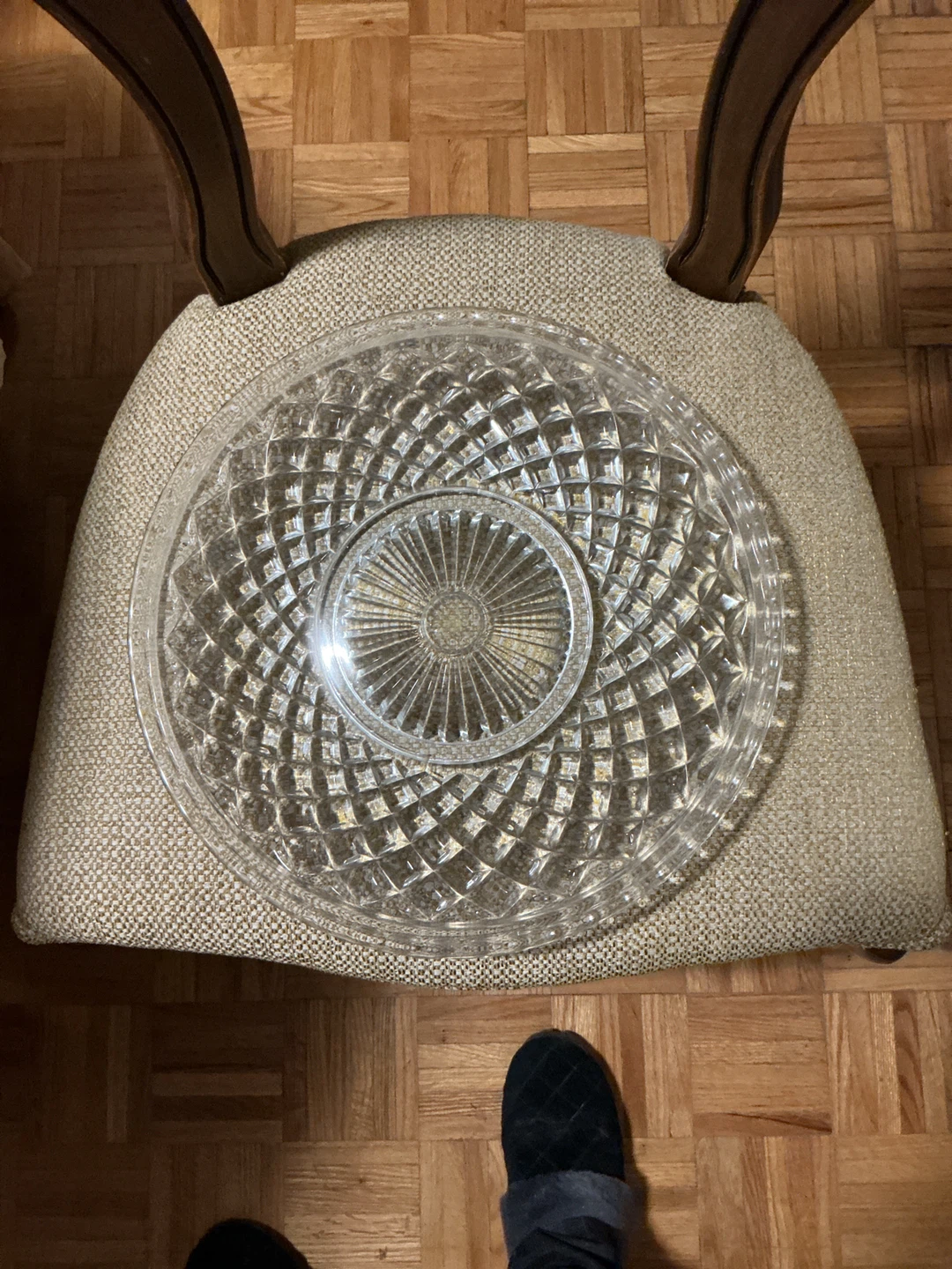 Crystal Serving Platter