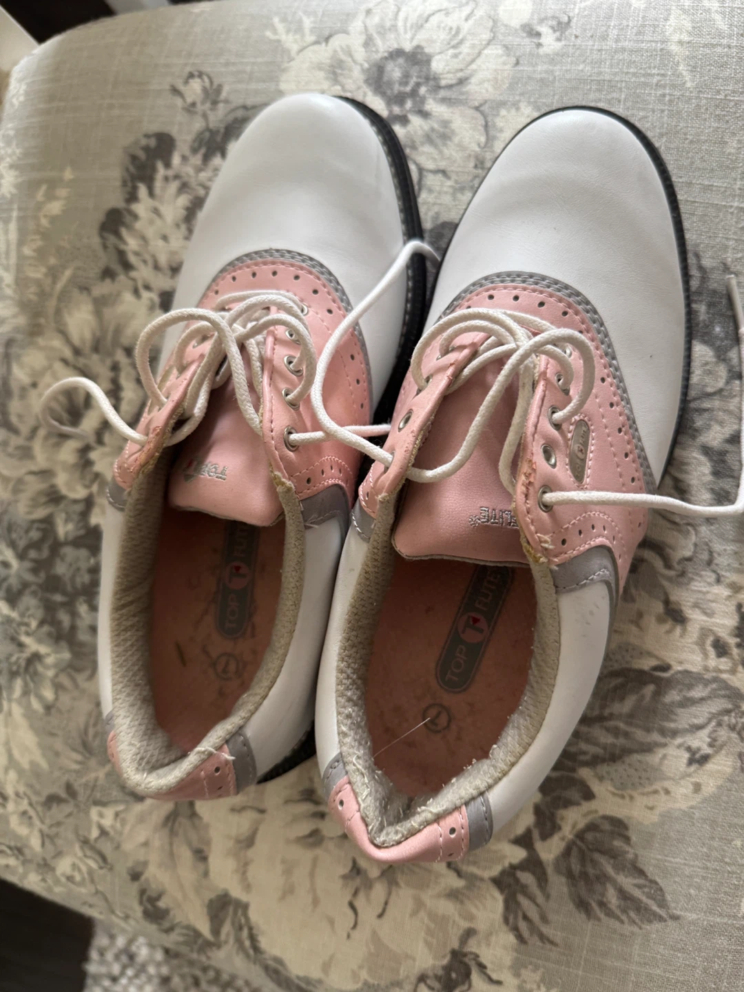 Top Flite Women's Golf Shoes - White/Pink Size 7 - photo 4