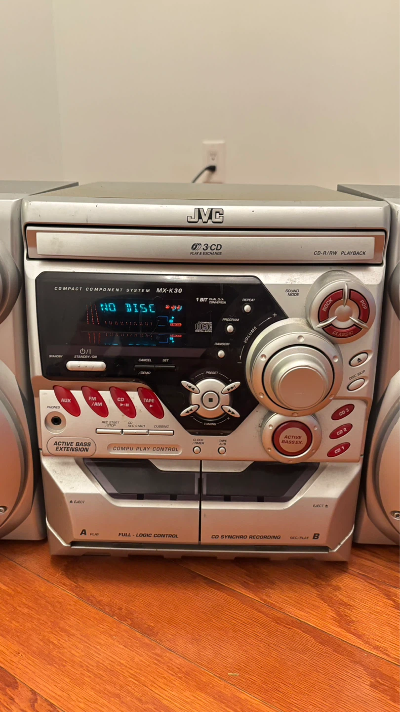 JVC MX-K30 Compact Component System with CD Player - photo 2