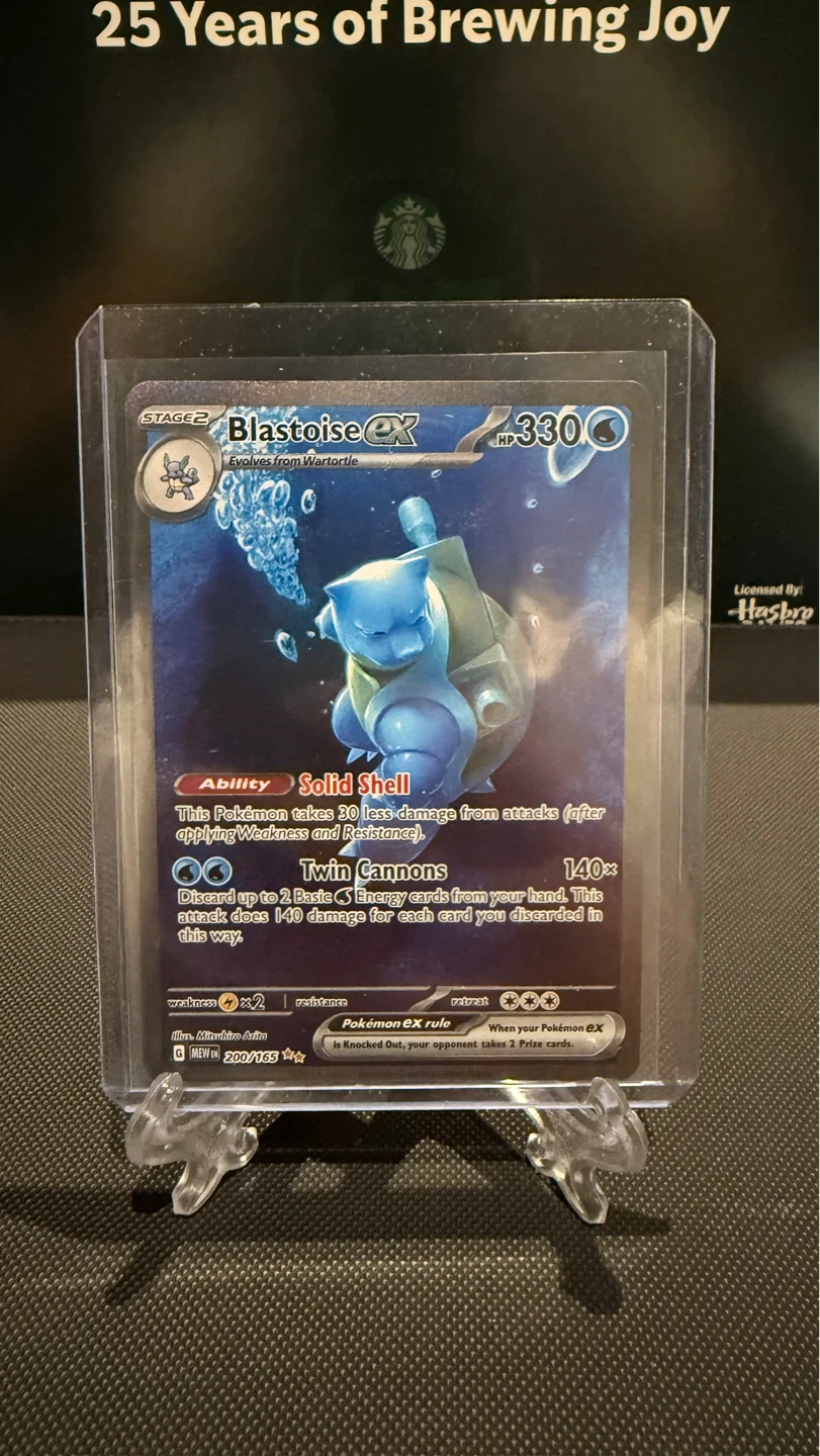 Pokemon card Blastoise 151