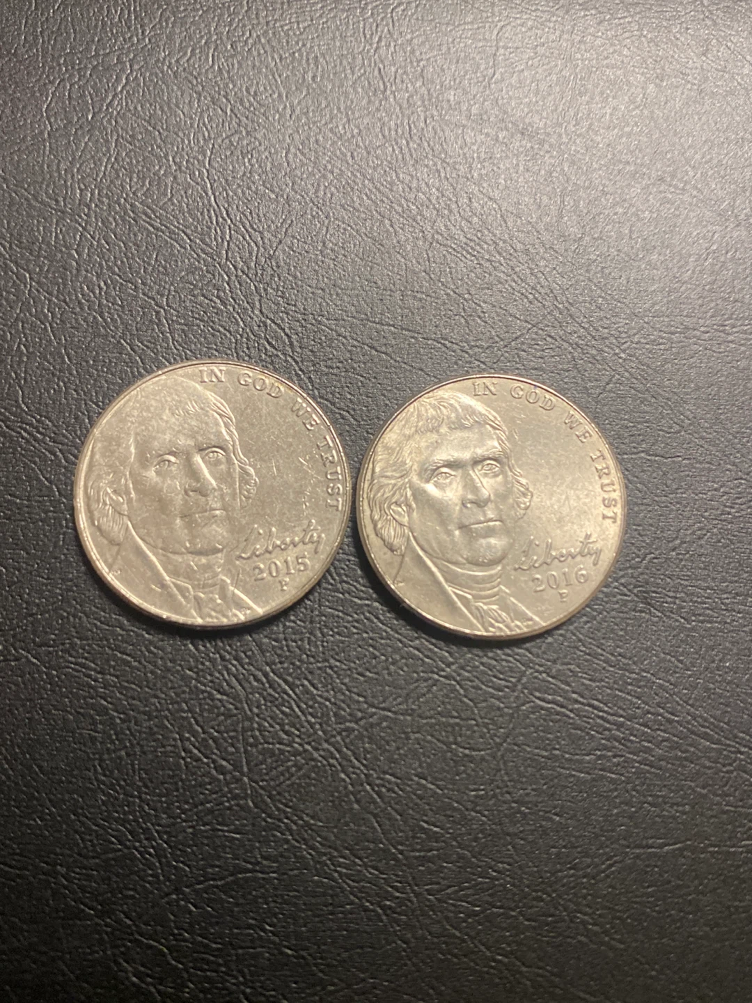 Set of 6 US Jefferson Nickels (2011-2016) - photo 2
