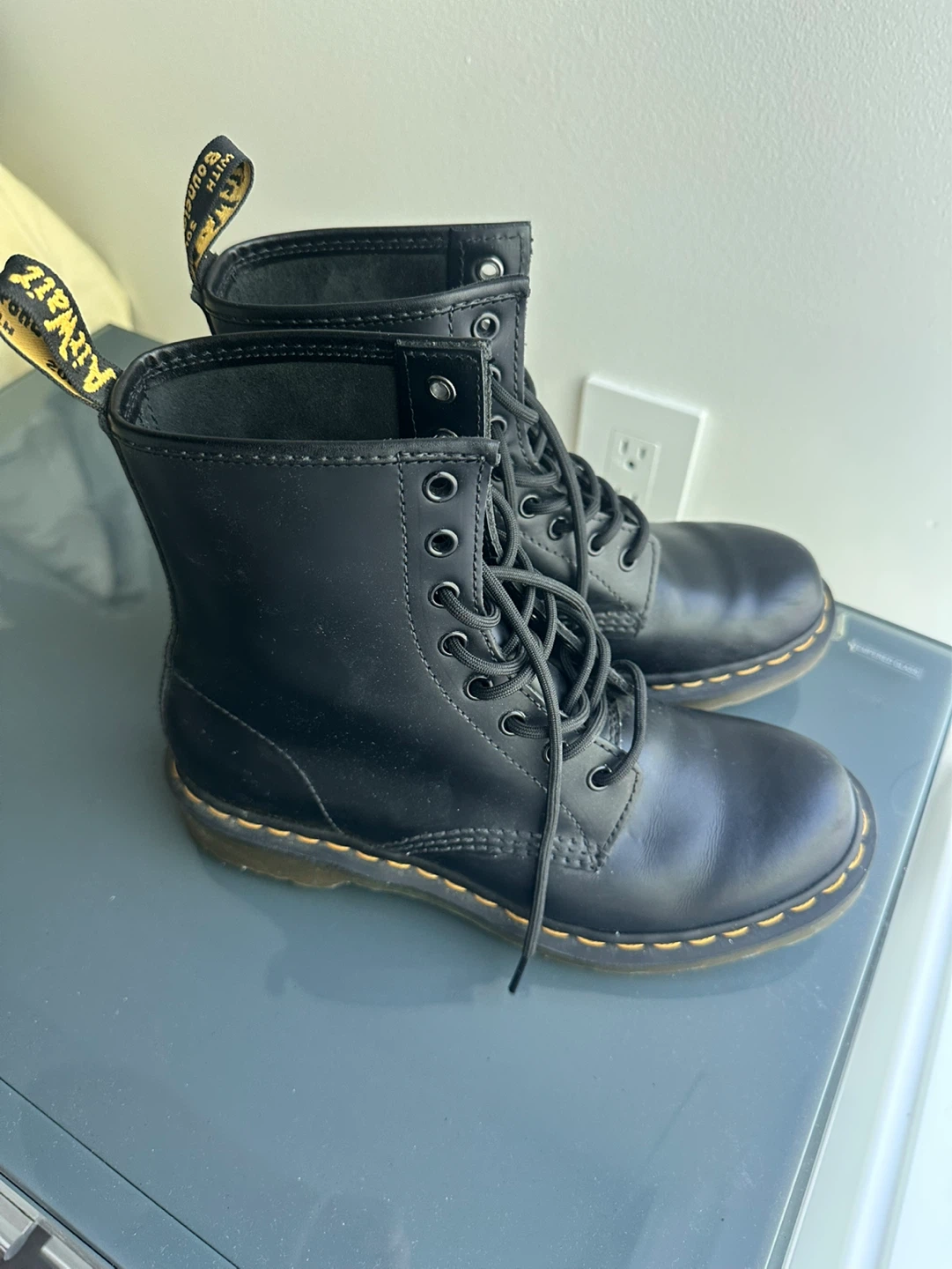 Dr. Martens Black Leather Boots