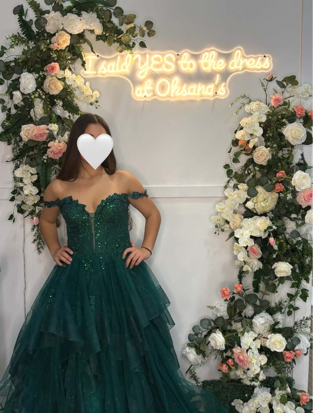 Women's Off-the-Shoulder Tulle Gown