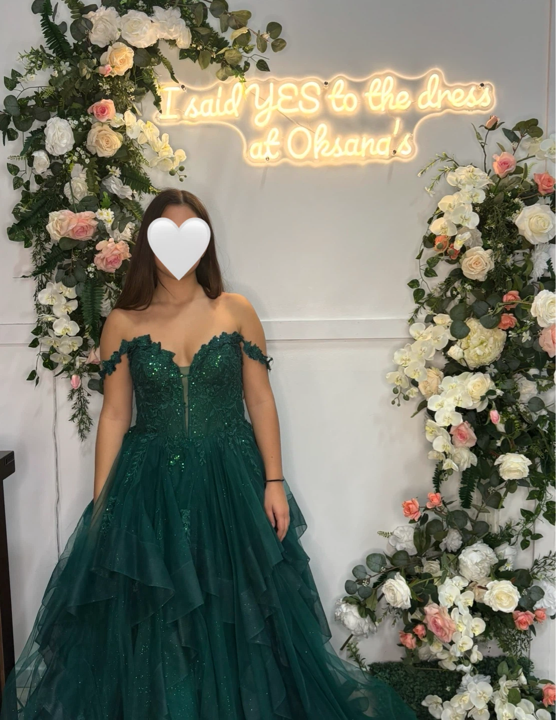 Women's Off-the-Shoulder Tulle Gown - photo 2