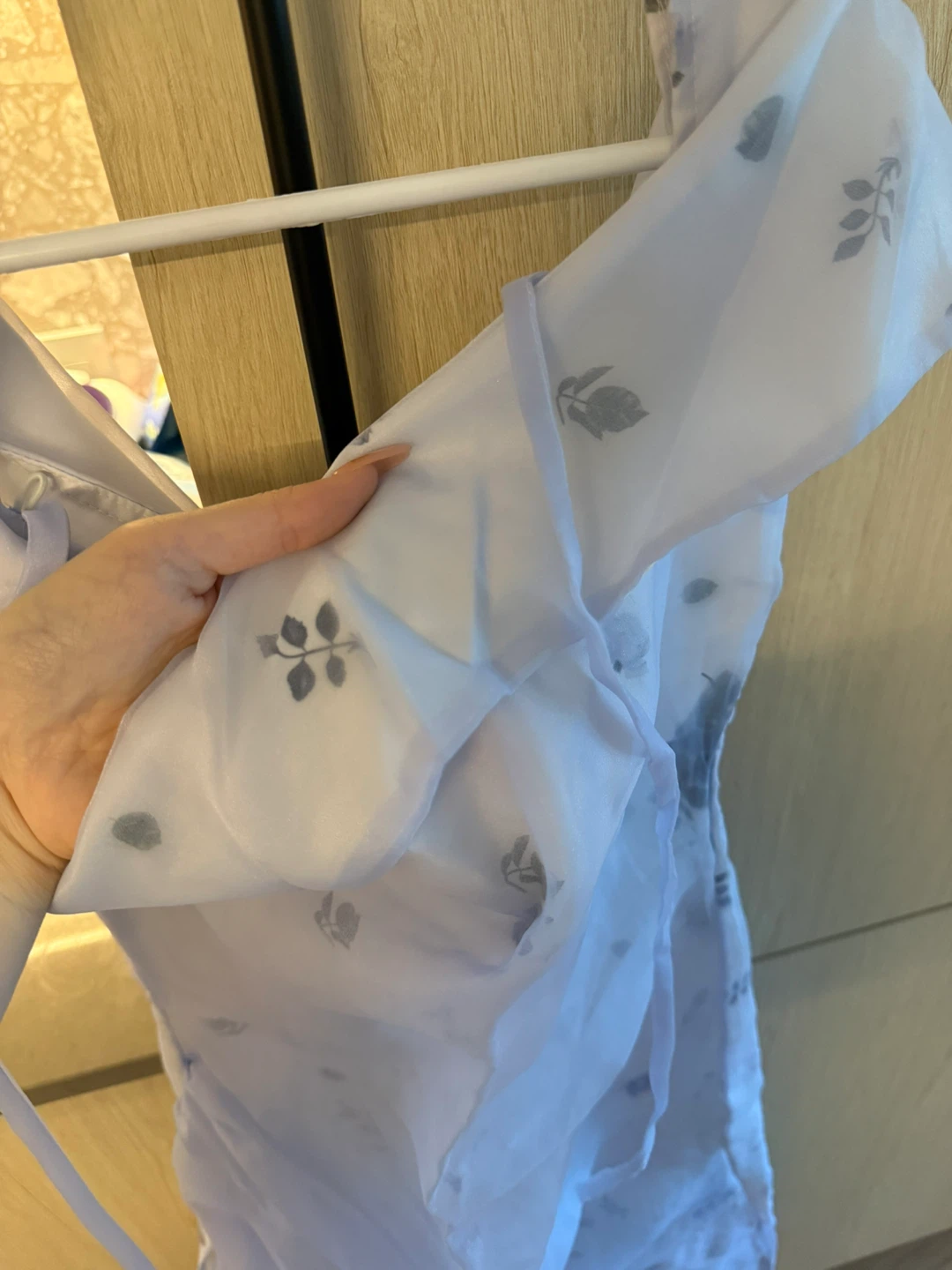 Lavender blue off shoulder summer dress - photo 4