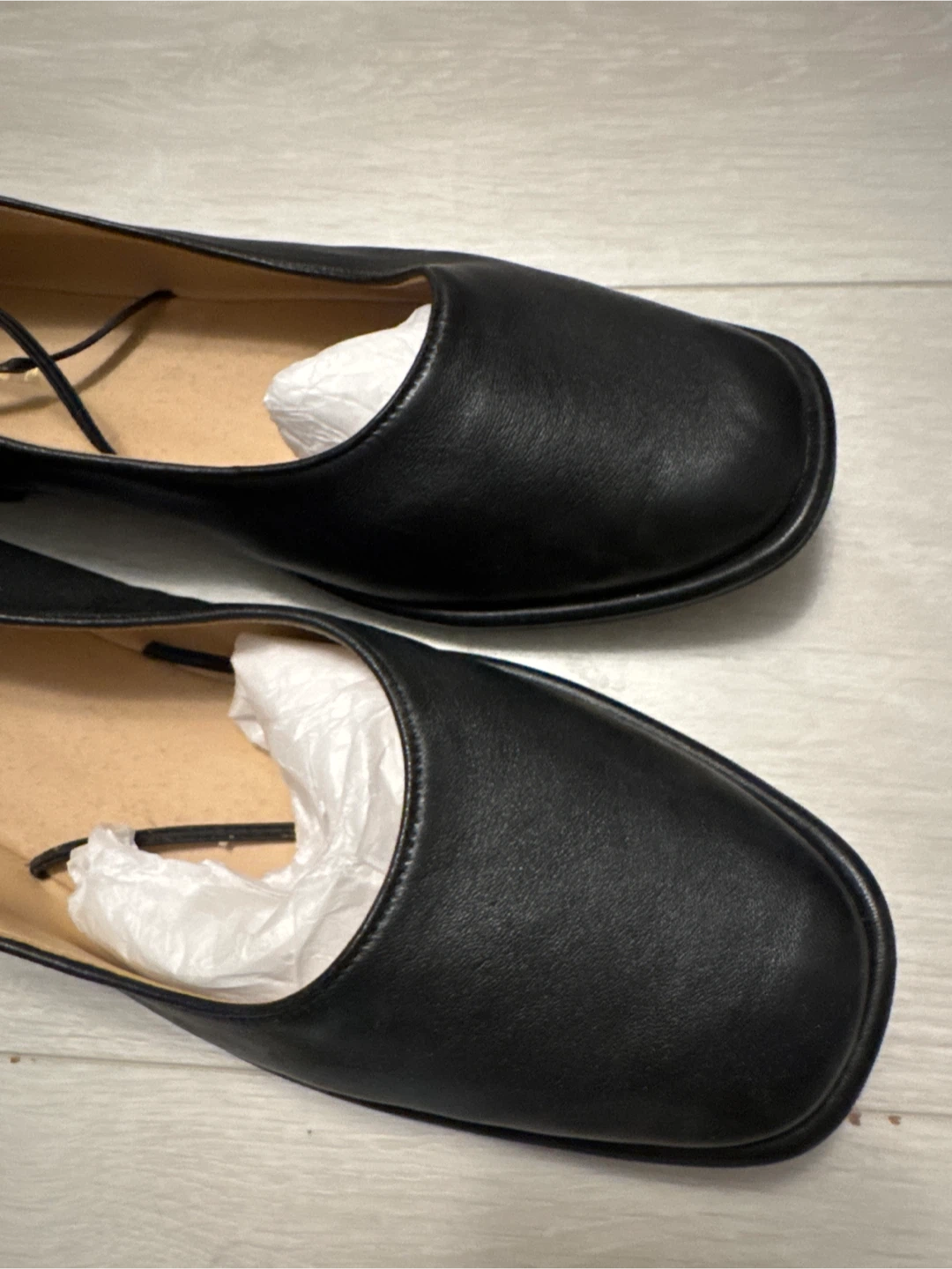 Coach Black Leather Ballet Flats Size 9.5B - photo 4