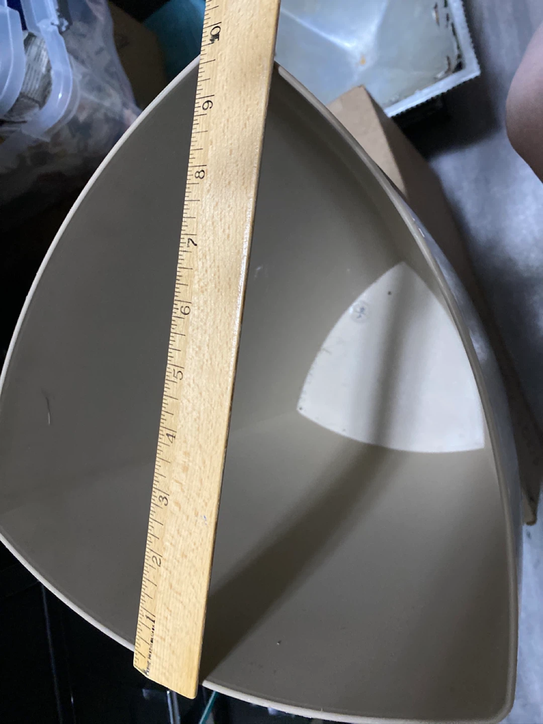 Beige Plastic Bin - photo 3