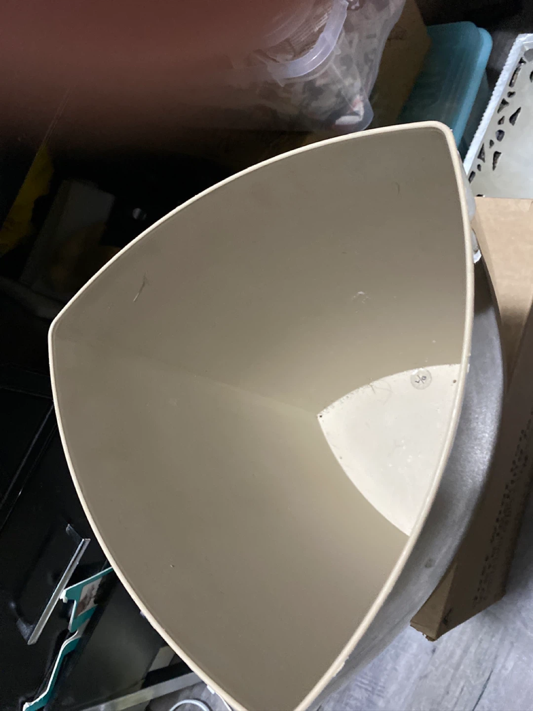 Beige Plastic Bin - photo 5