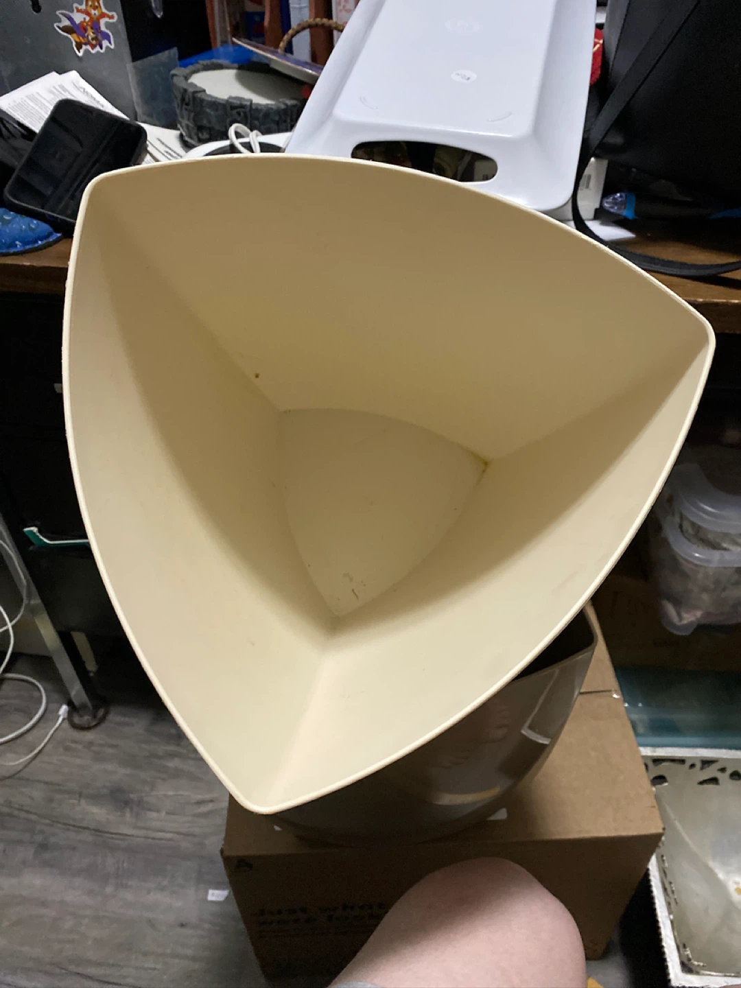 Beige Plastic Bin - photo 4