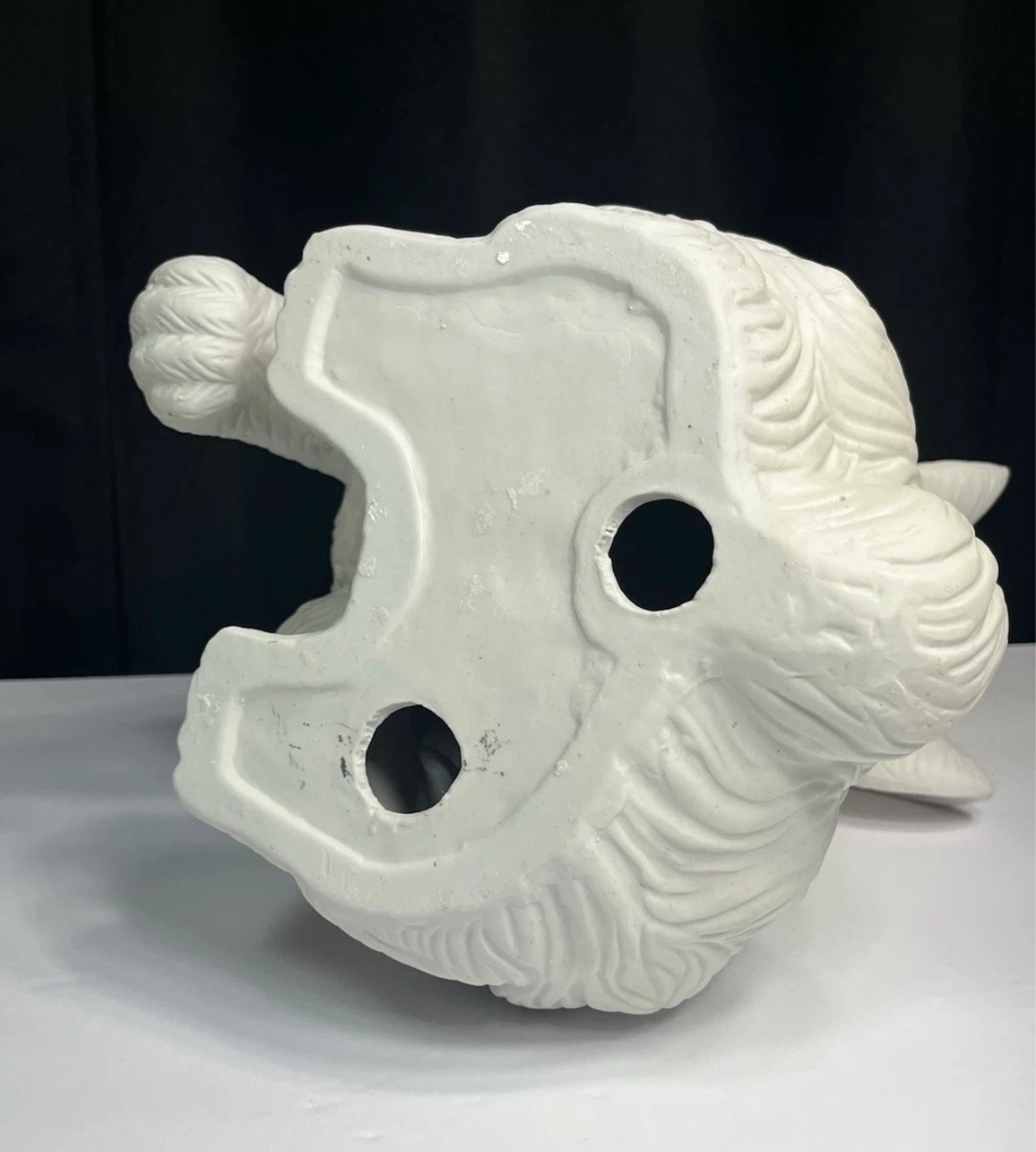Ceramic Bunny Figurine with Floral Collar - photo 4