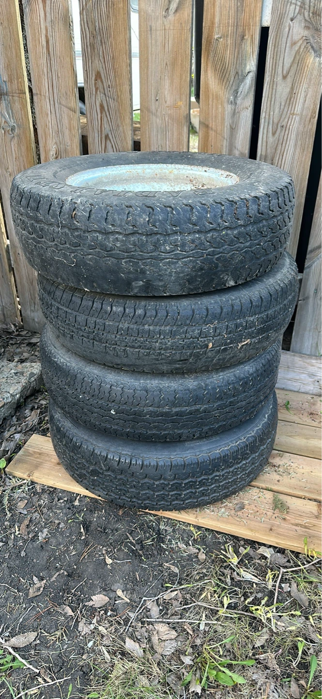 Set of 4 Tires for trailer