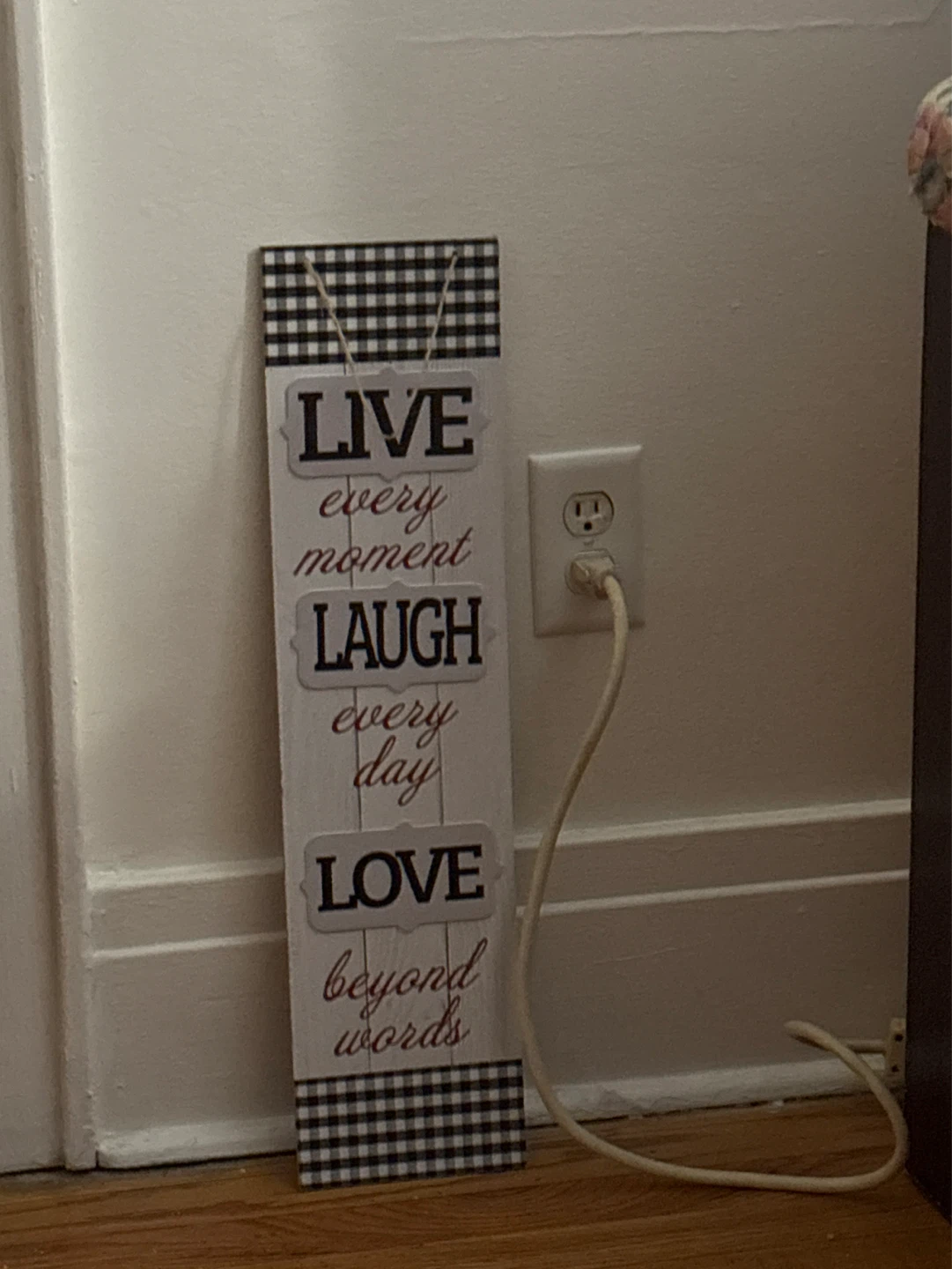 Live Laugh Love Wood Sign