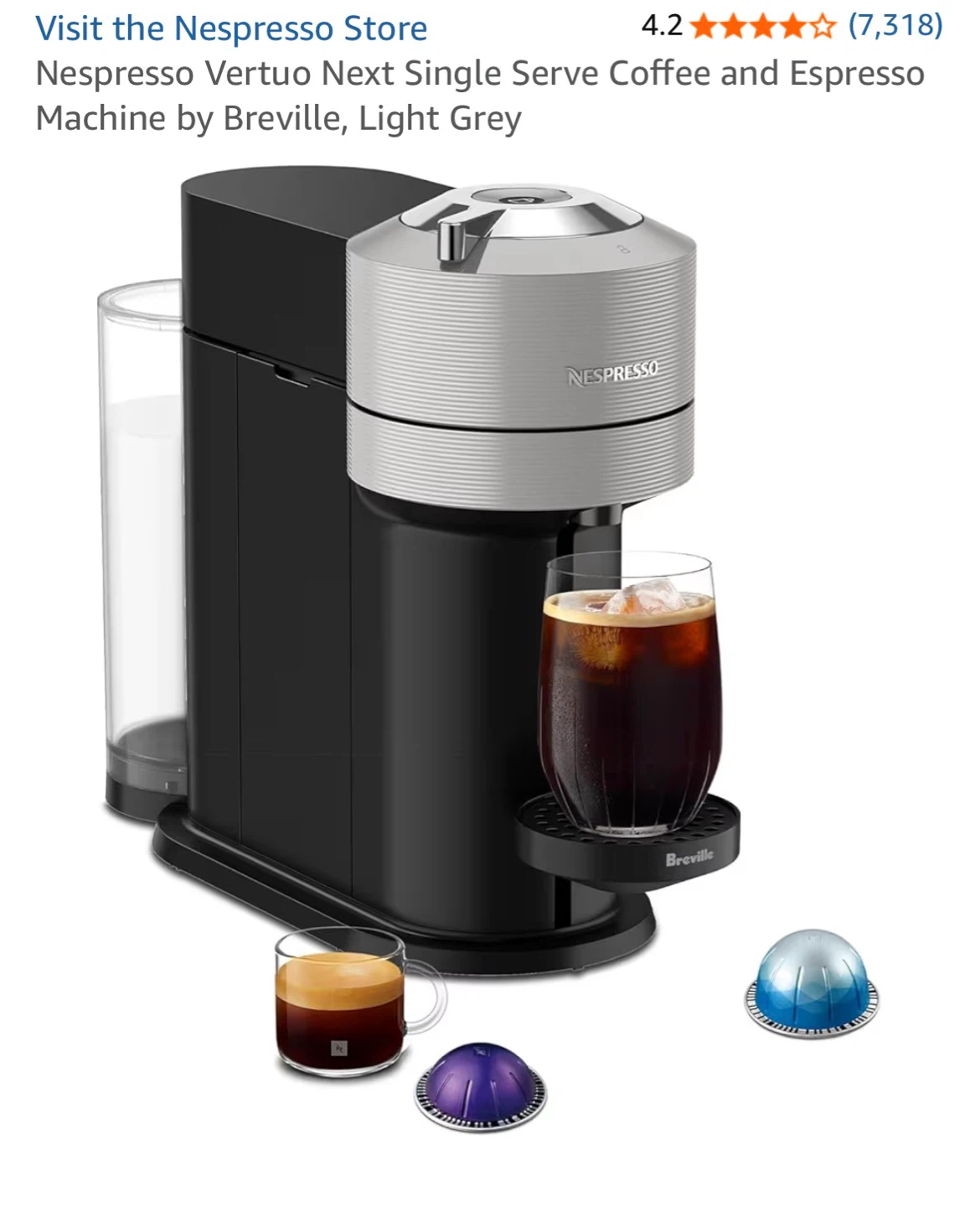 Nespresso Vertuo Next Coffee and Espresso Machine