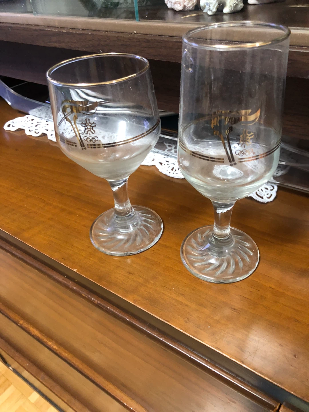 Olympic Themed Glasses 1988 Calgary from petro