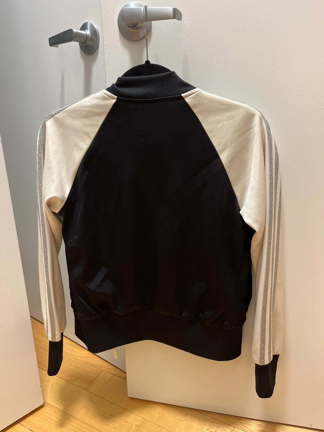 Adidas Track Jacket with Glitter Stripes - photo 2