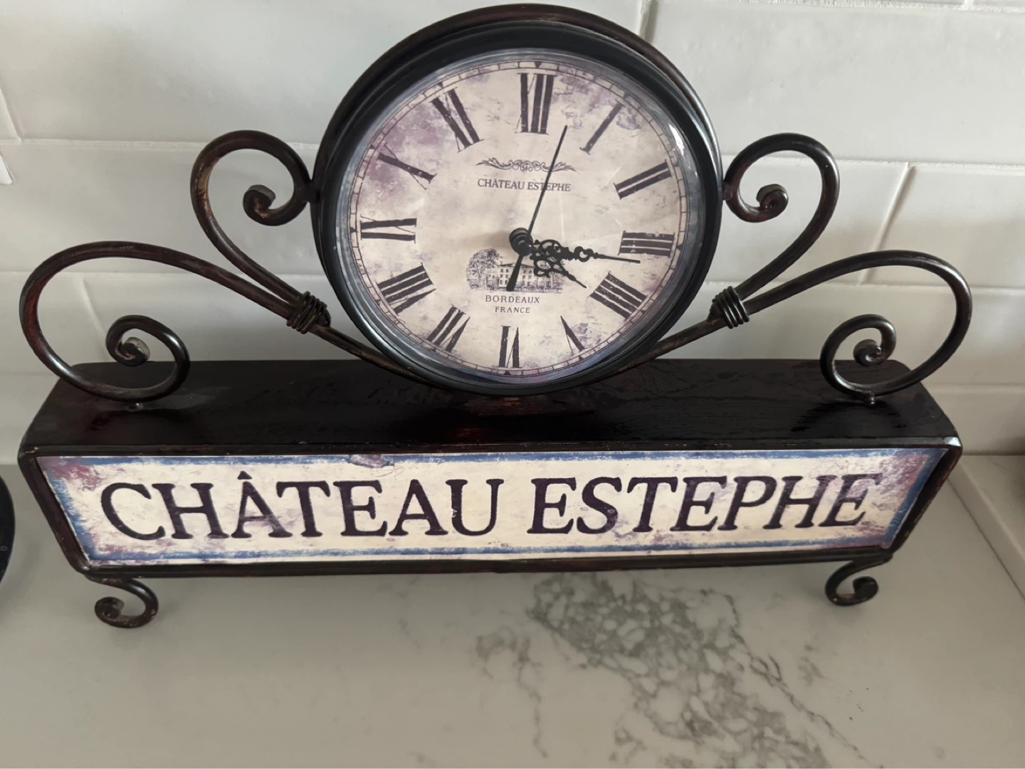 Chateau Estephe Decorative Clock