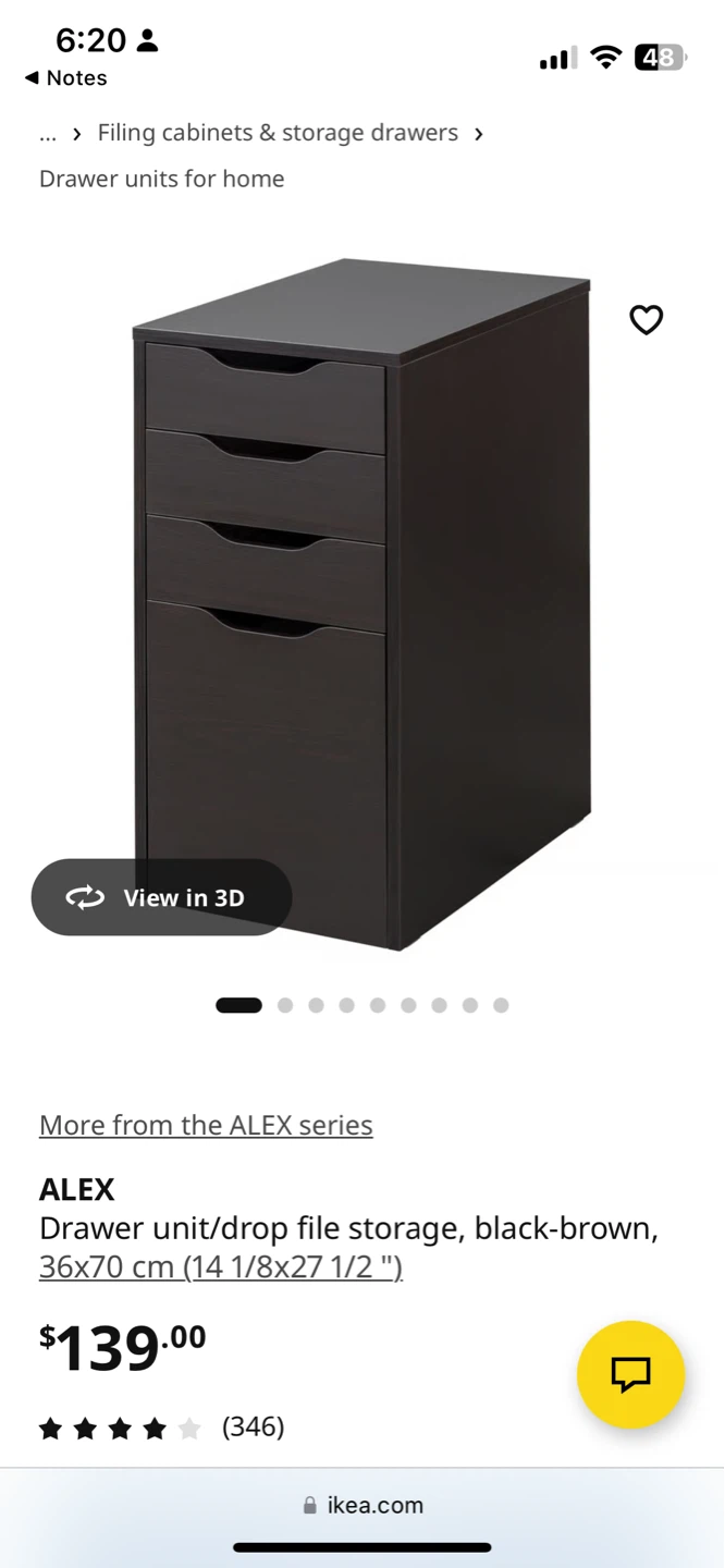 IKEA ALEX Drawer Unit - photo 5