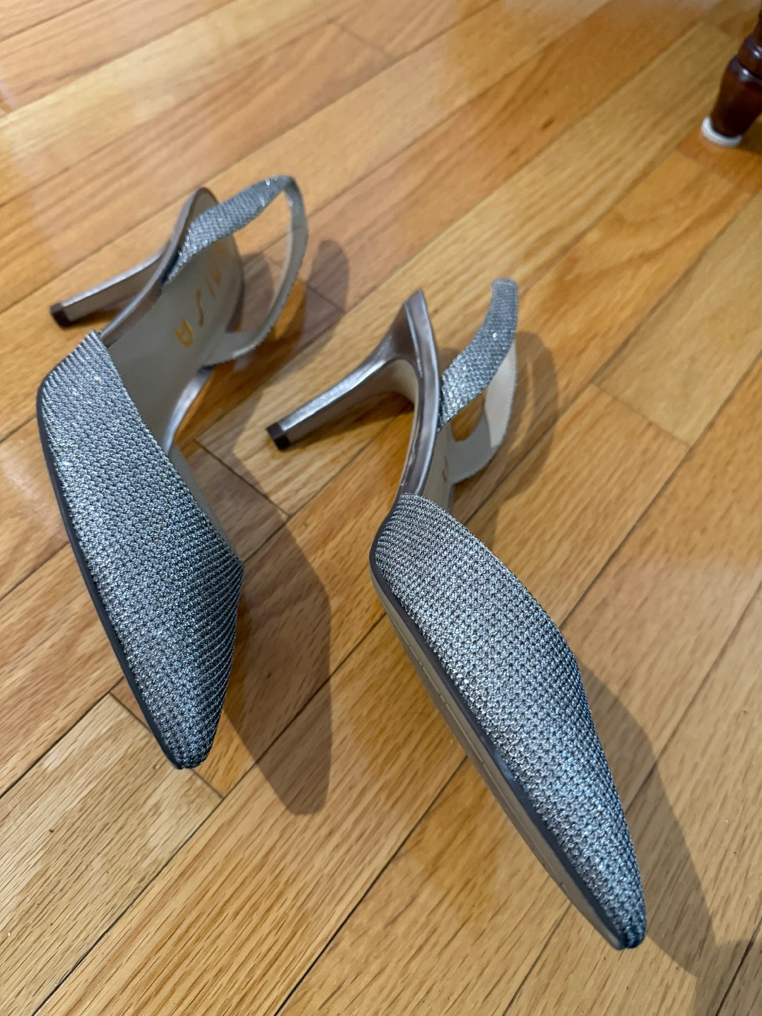 Unisa Slingback Heels - Silver Glitter - photo 2