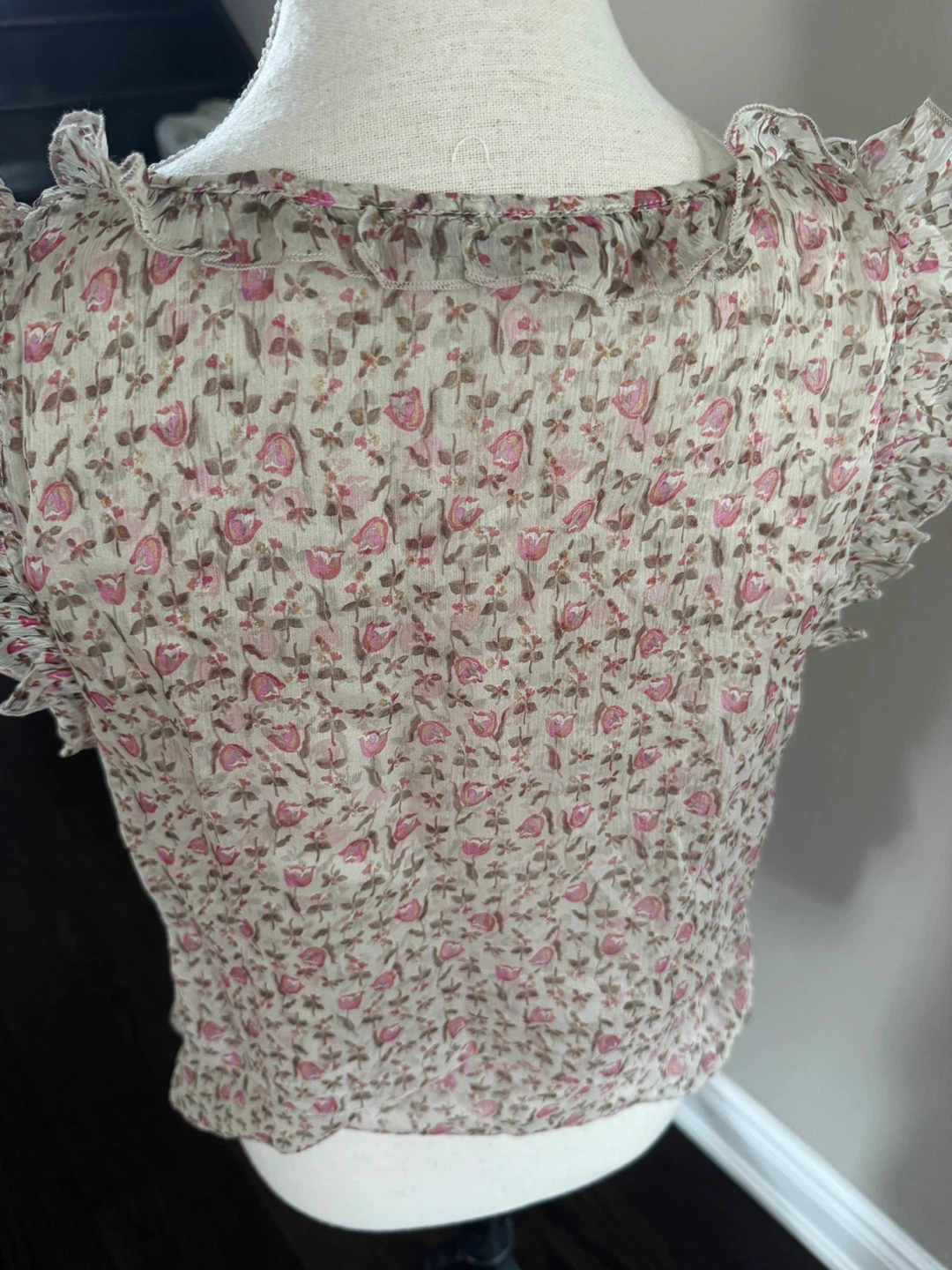 Sinequanone Floral Ruffle Blouse - photo 4