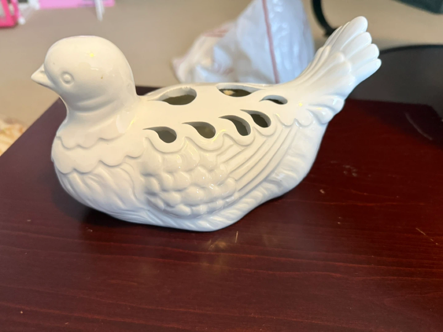 White Ceramic Italian Dove